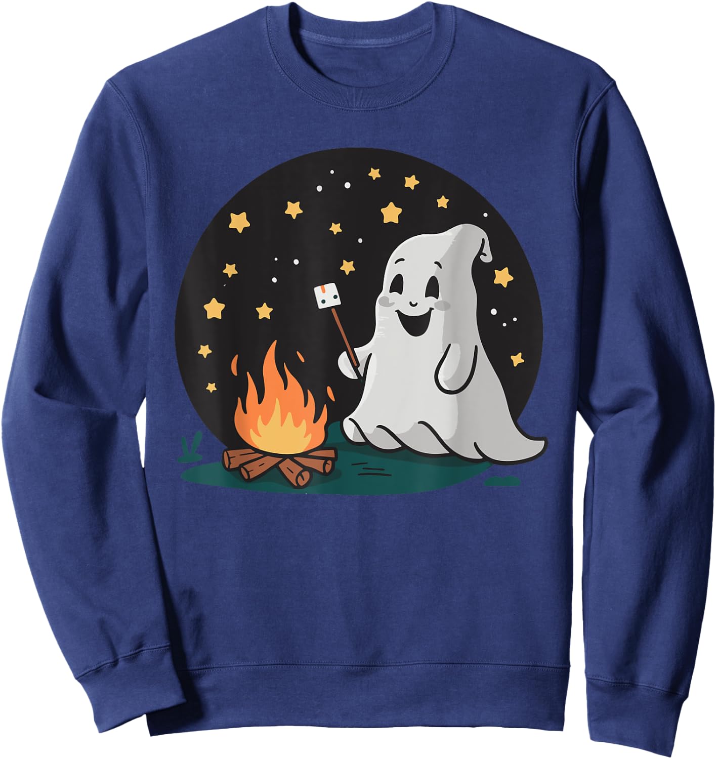 Ghost Camping Sweatshirt - Sweatshirt | Navy