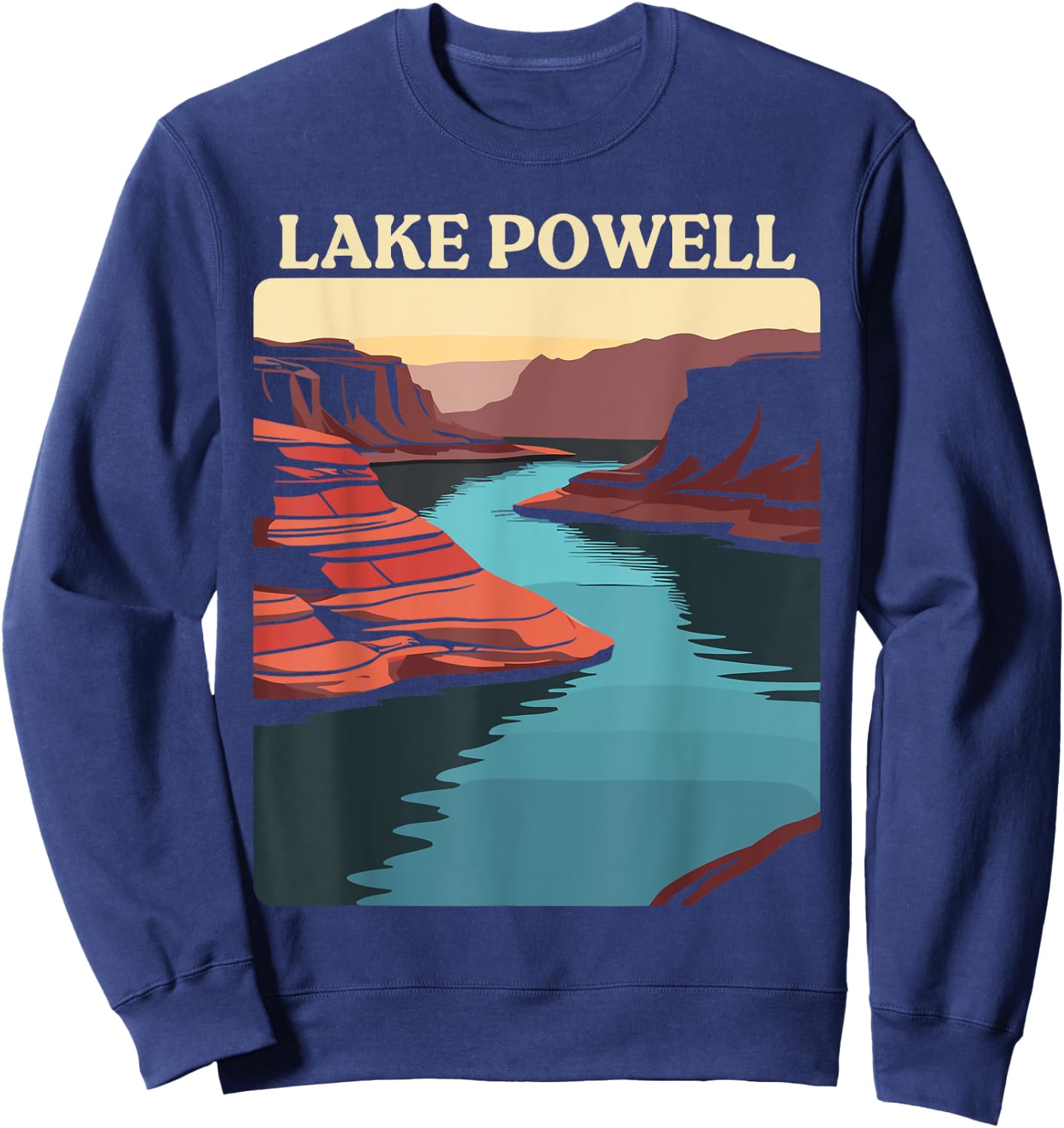 Lake Powell Utah, Lake Powell Sweatshirt - Sweatshirt | Navy