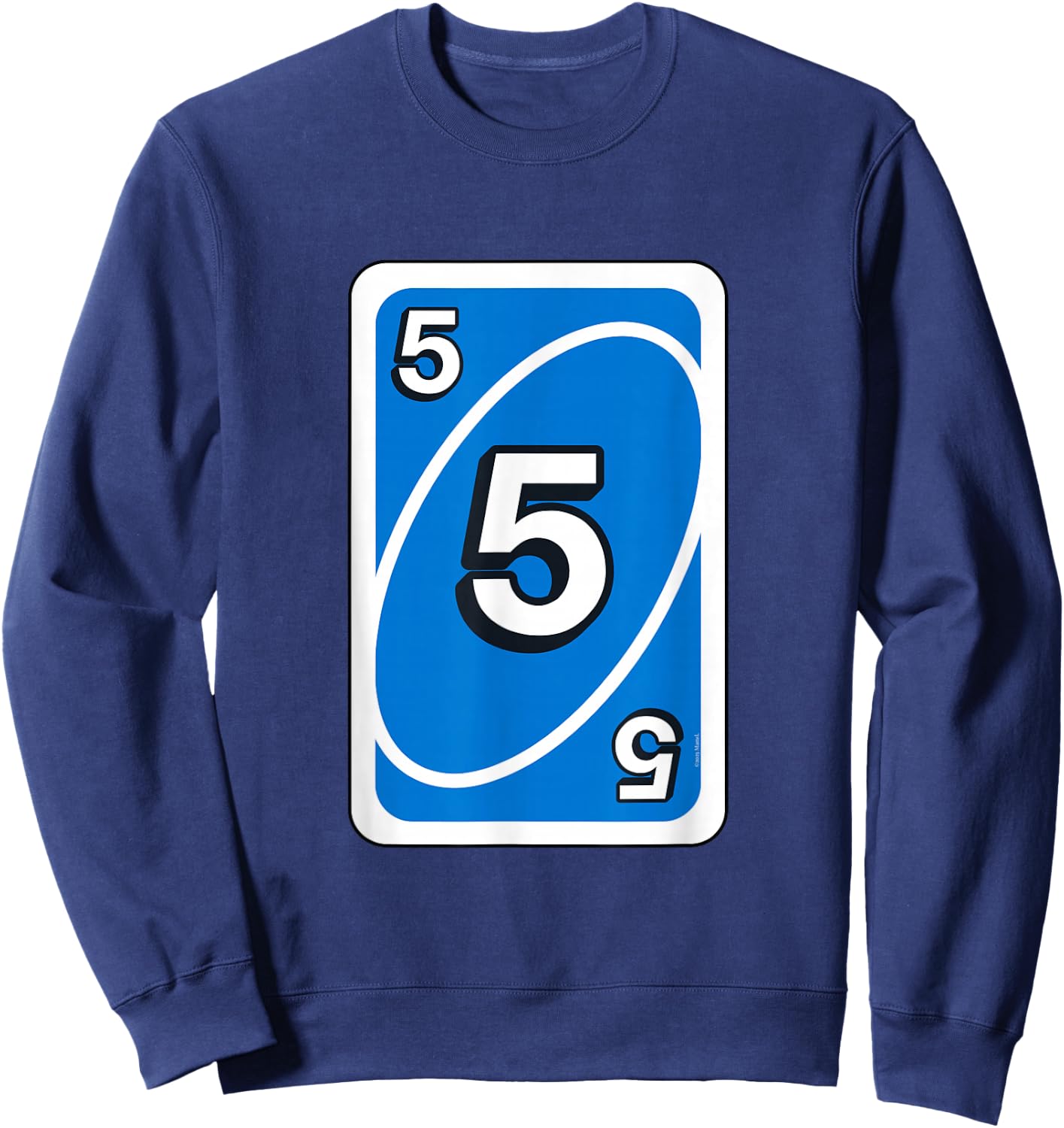UNO Halloween Blue 5" Card Sweatshirt - Sweatshirt | Navy