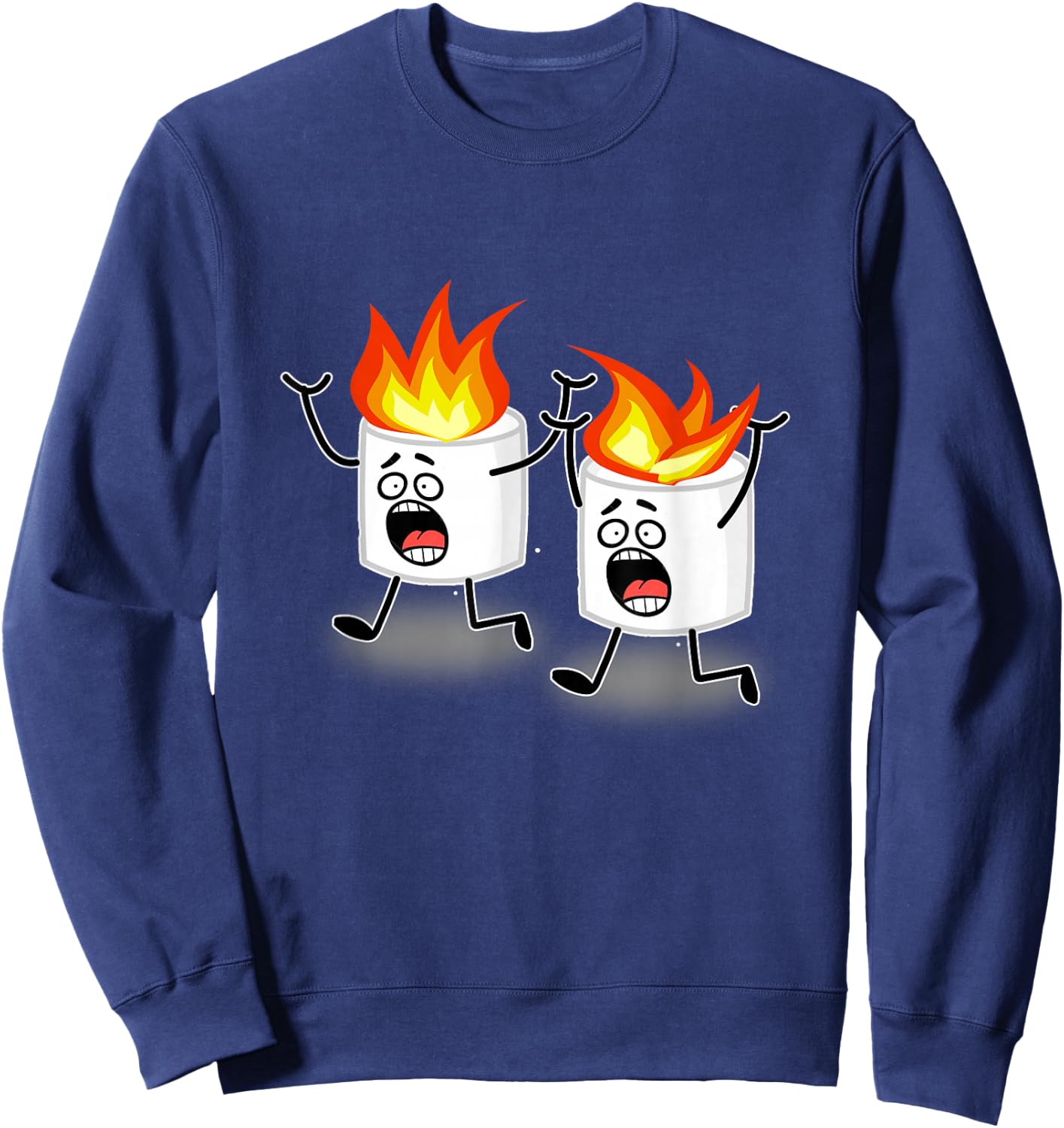 Children's Camp Camping Funny Boys Kids Sweatshirt - Sweatshirt | Navy
