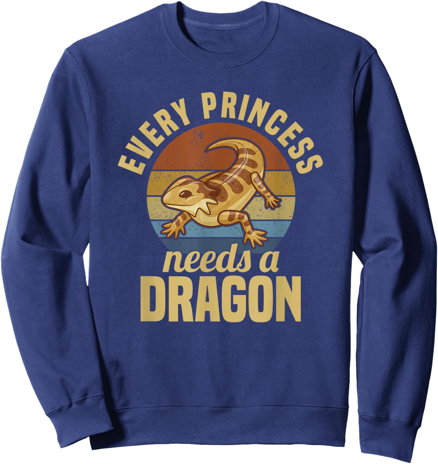 Bearded Dragon Lizard Reptile Pet Sweatshirt - Sweatshirt | Navy