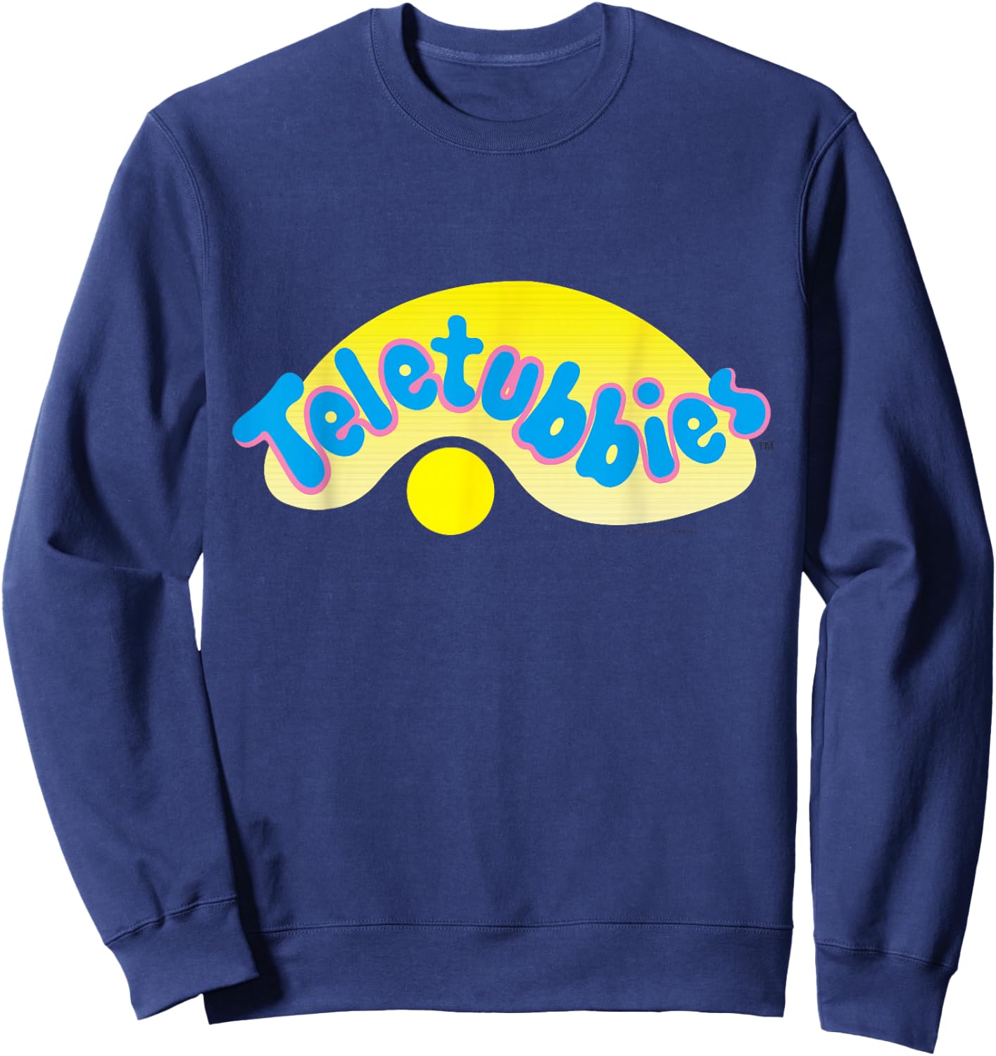 Teletubbies Adult T Shirt - Logo Sweatshirt - Sweatshirt | Navy