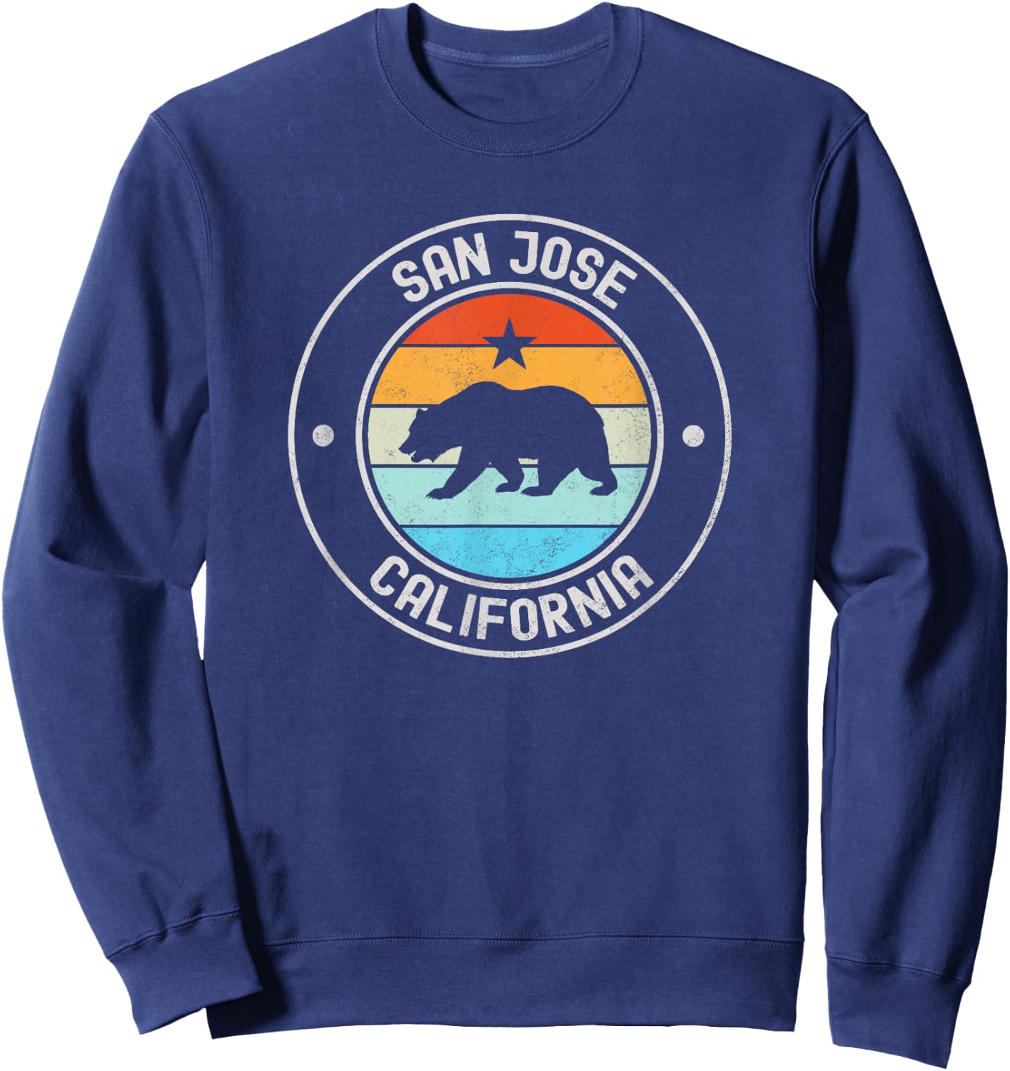 San Jose, California Sweatshirt - Sweatshirt | Navy