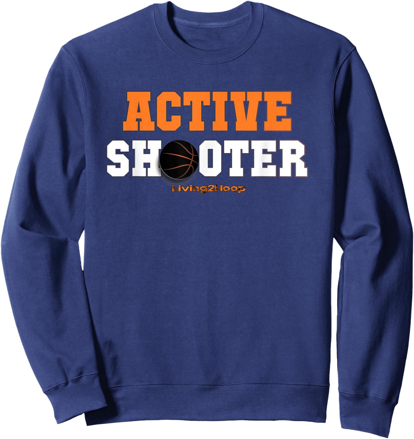Shooters Shoot Basketball Clothing playing basketball sports Sweatshirt - Sweatshirt | Navy