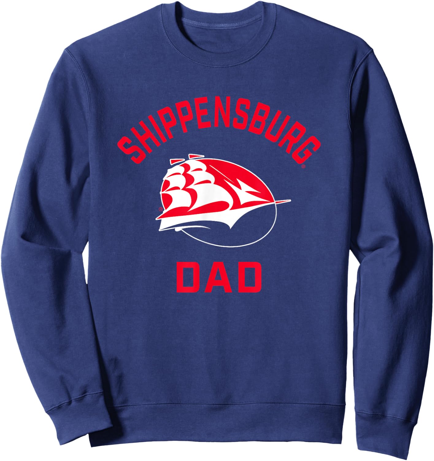 Shippensburg University Raiders Arched Dad Sweatshirt - Sweatshirt | Navy