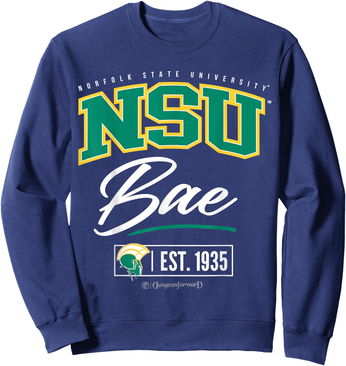 Norfolk State University - NSU HBCU Bae Sweatshirt - Sweatshirt | Navy