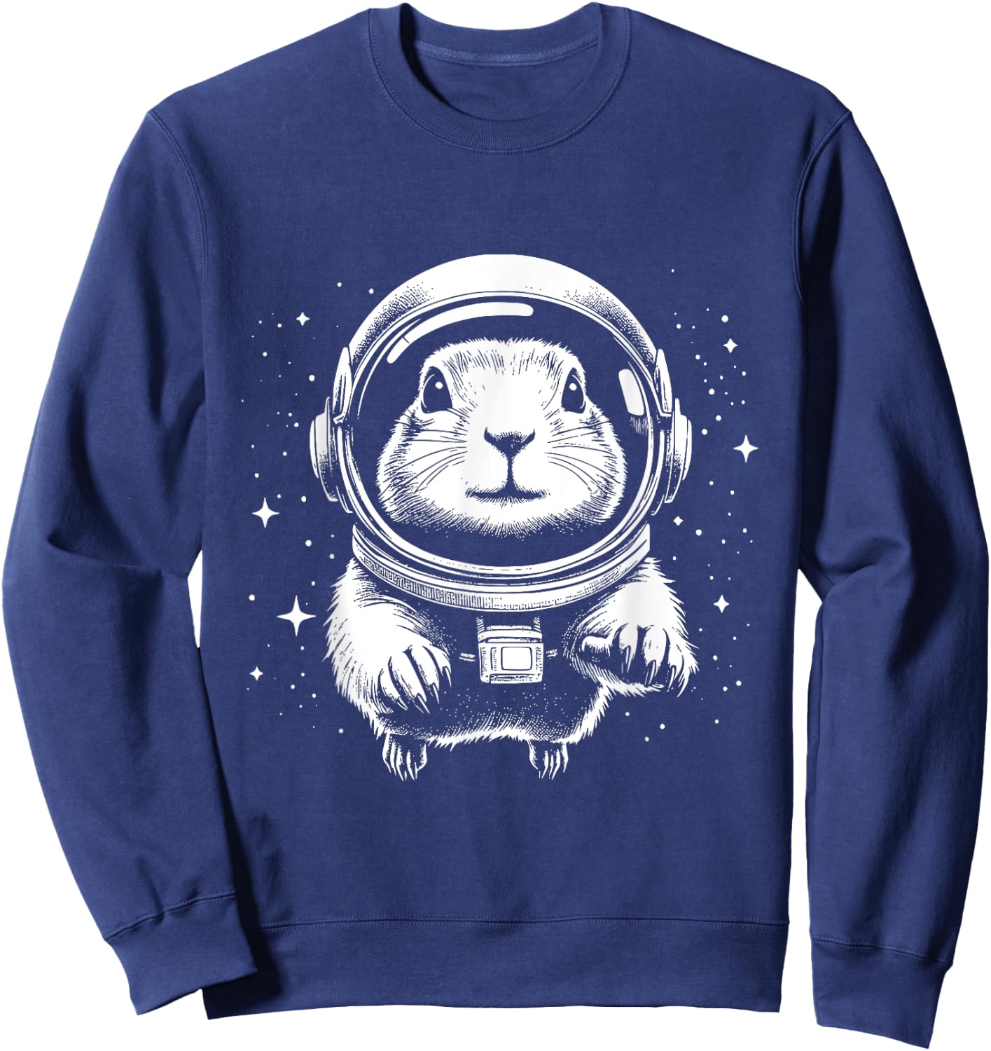 Prairie Dog Dad Mom Space - Astronaut Prairie Dog Women Sweatshirt - Sweatshirt | Navy