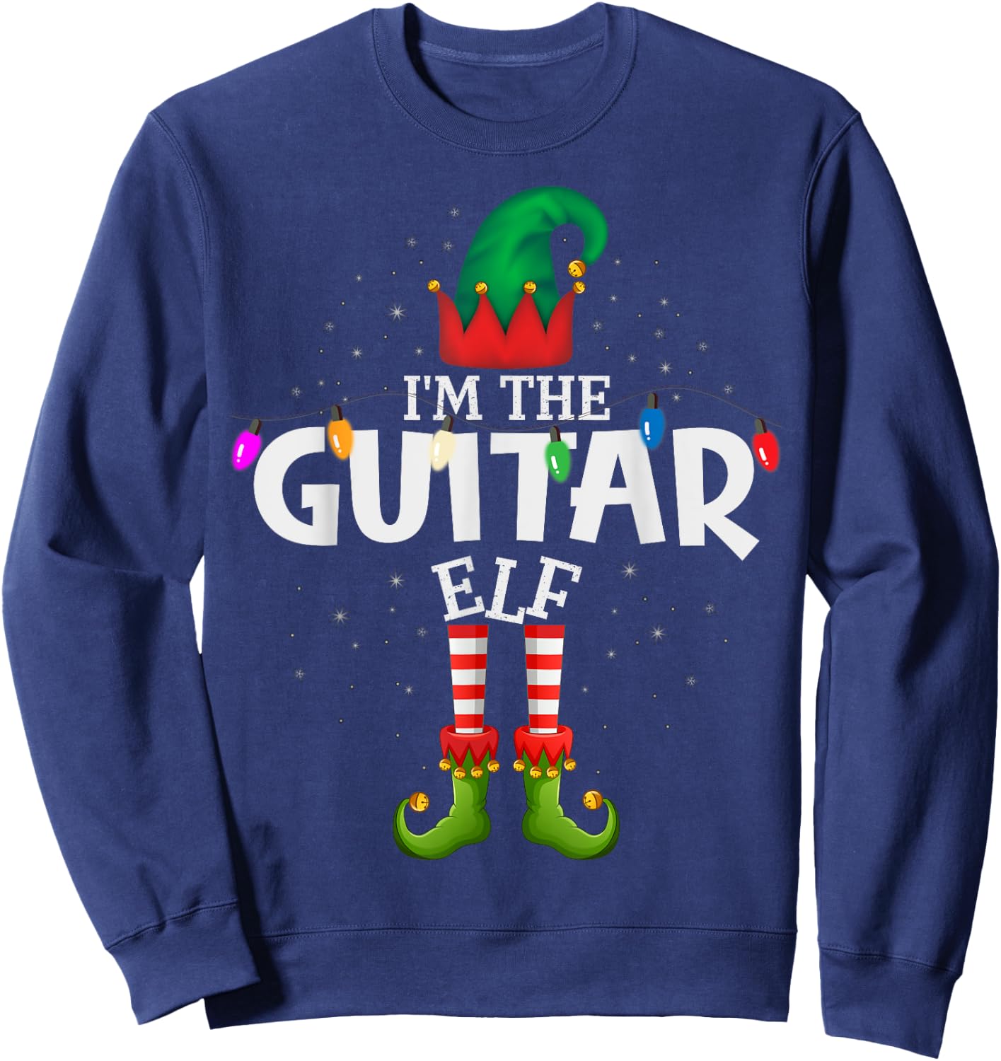 I'm The Guitar Matching Christmas Family Sweatshirt - Sweatshirt | Navy