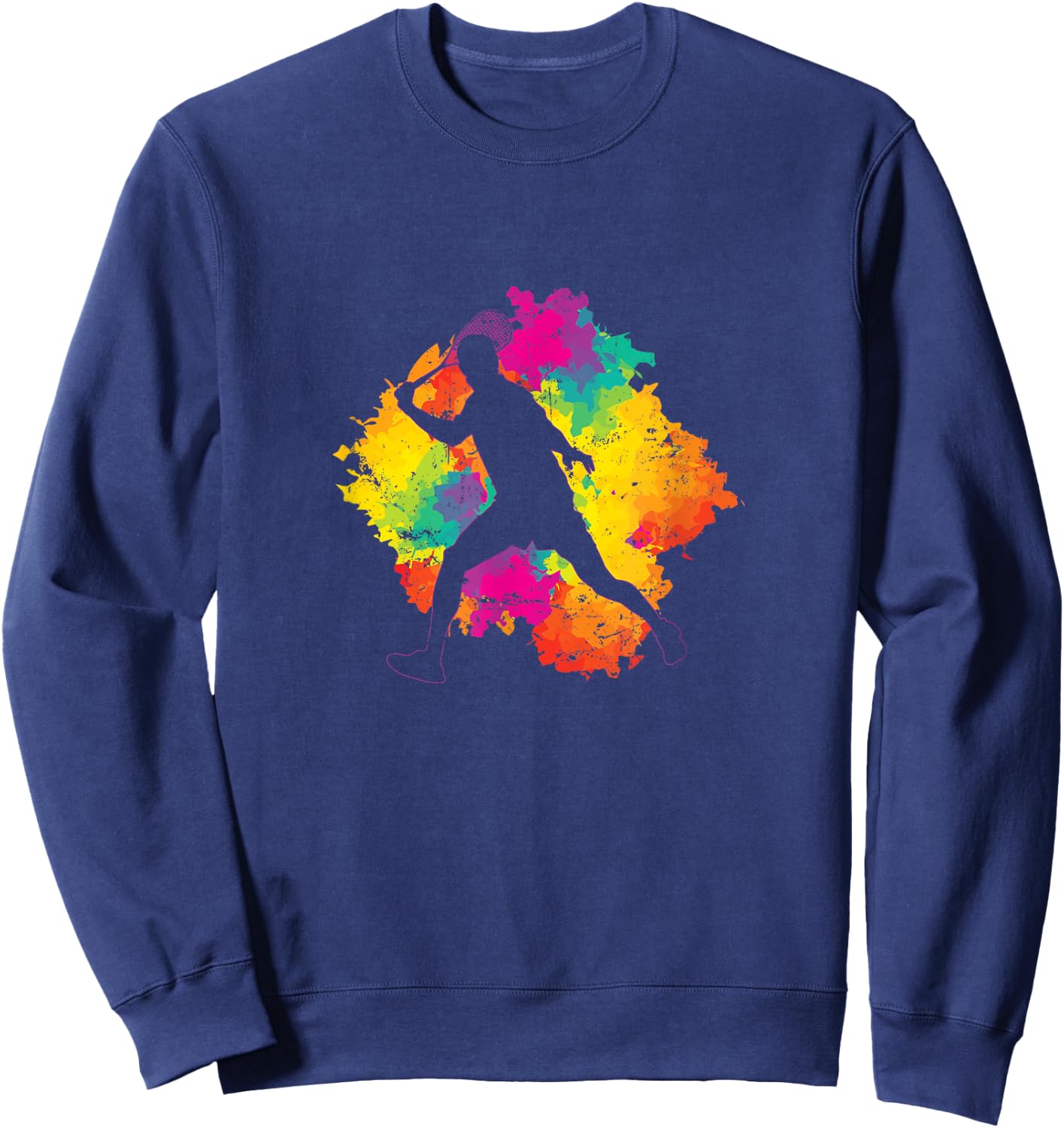 Focused Squash Player Ready Sweatshirt - Sweatshirt | Navy