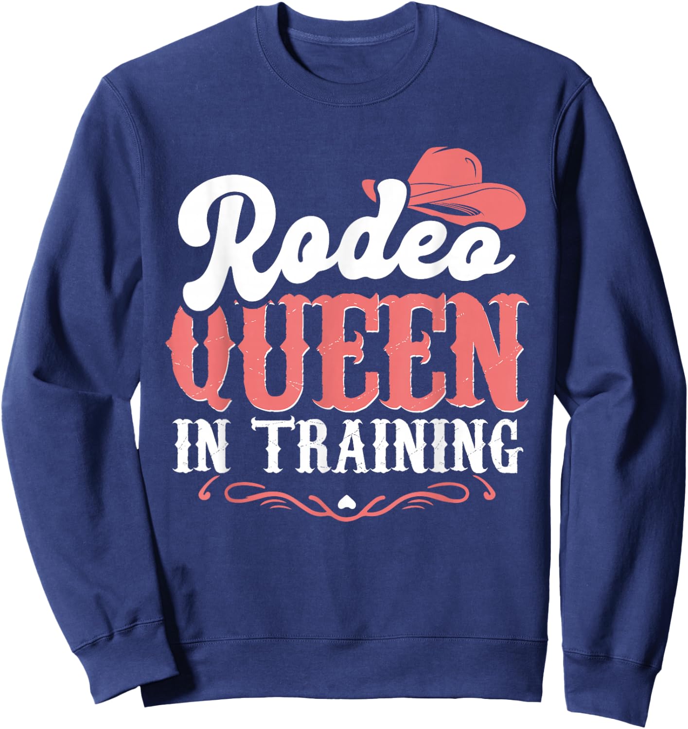 Howdy Equestrian Wild West Country Music Rider Rodeo Cowboy Sweatshirt - Sweatshirt | Navy