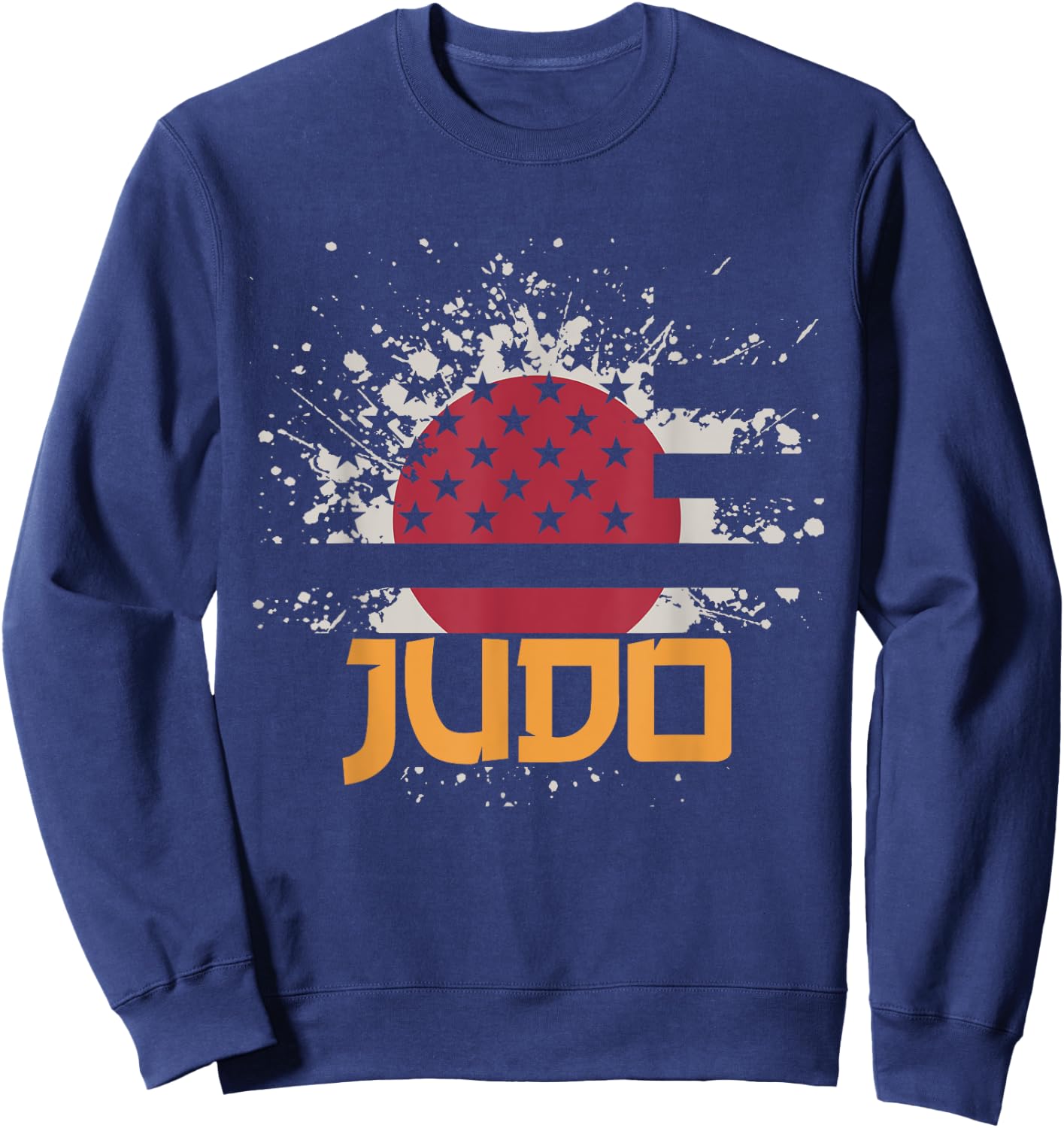 Japan USA Flag Martial Arts Judoka Combat Sports Judo Women Kids Men Sweatshirt - Sweatshirt | Navy
