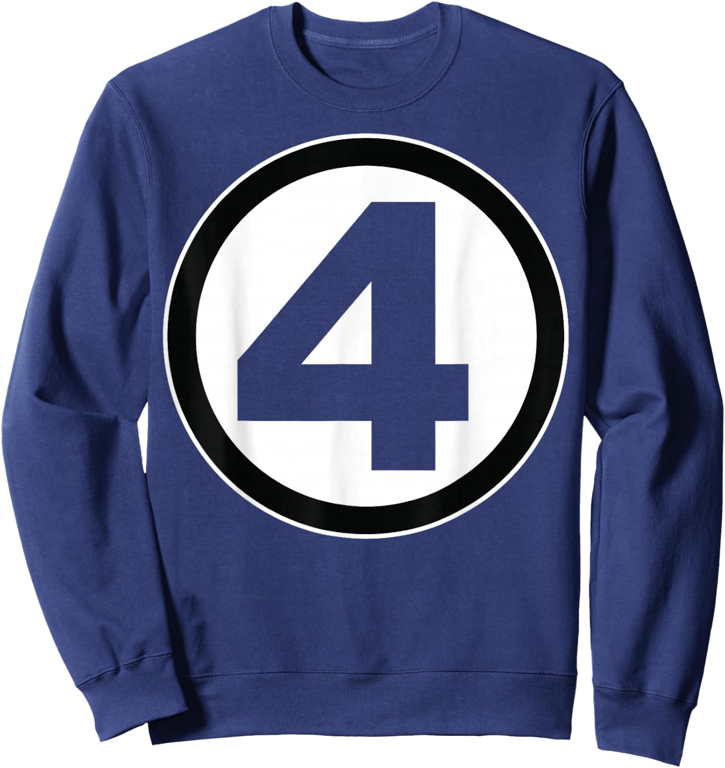 Marvel Fantastic Four Bold Center Chest Logo Small Sweatshirt - Sweatshirt | Navy