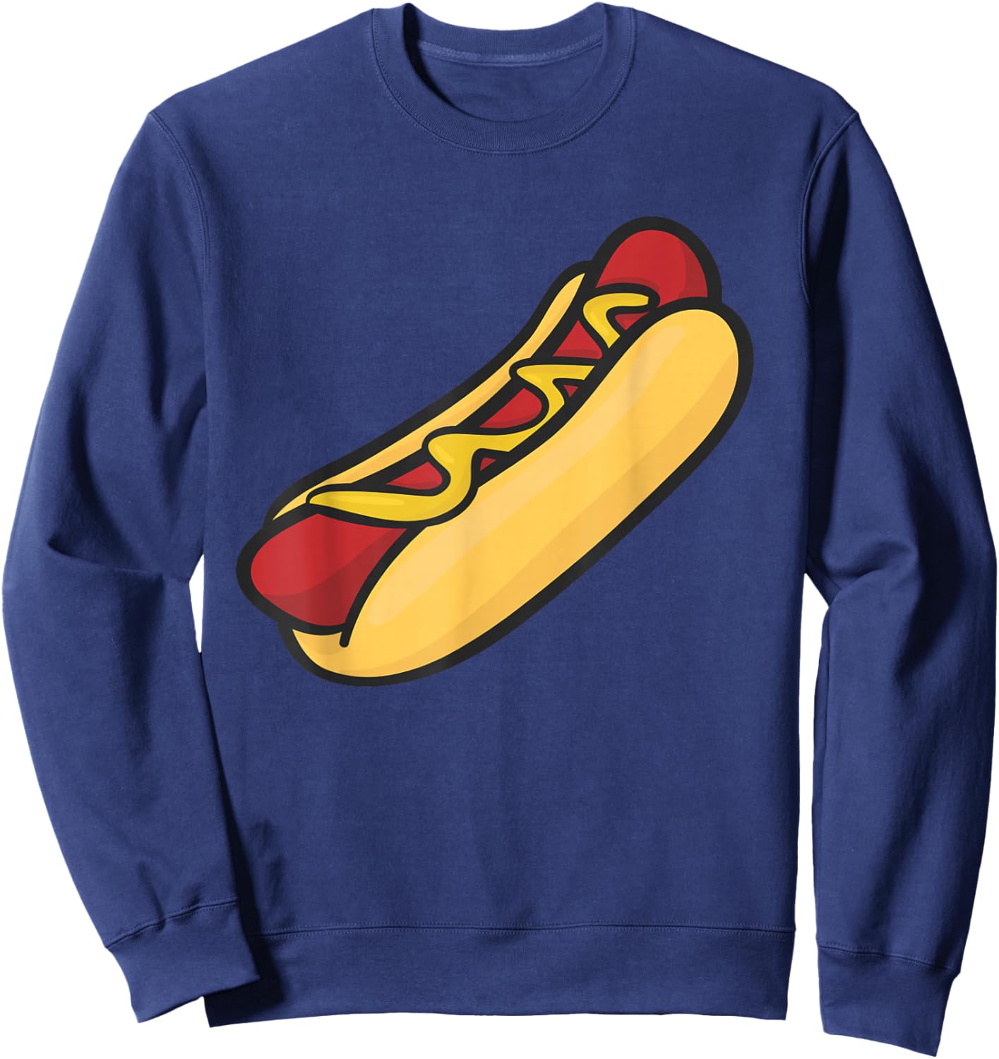 Hot Dog Shirt Sweatshirt - Sweatshirt | Navy