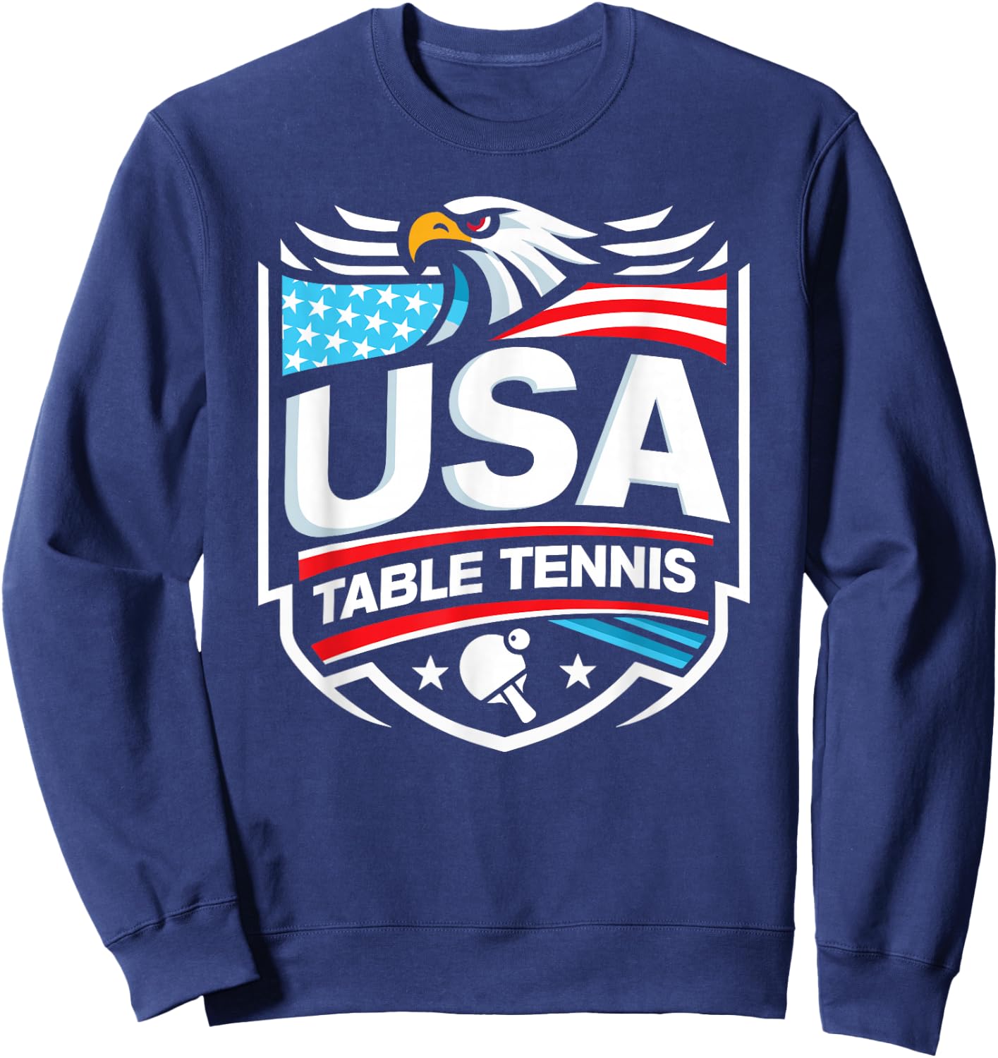 USA Table Tennis Sweatshirt - Sweatshirt | Navy