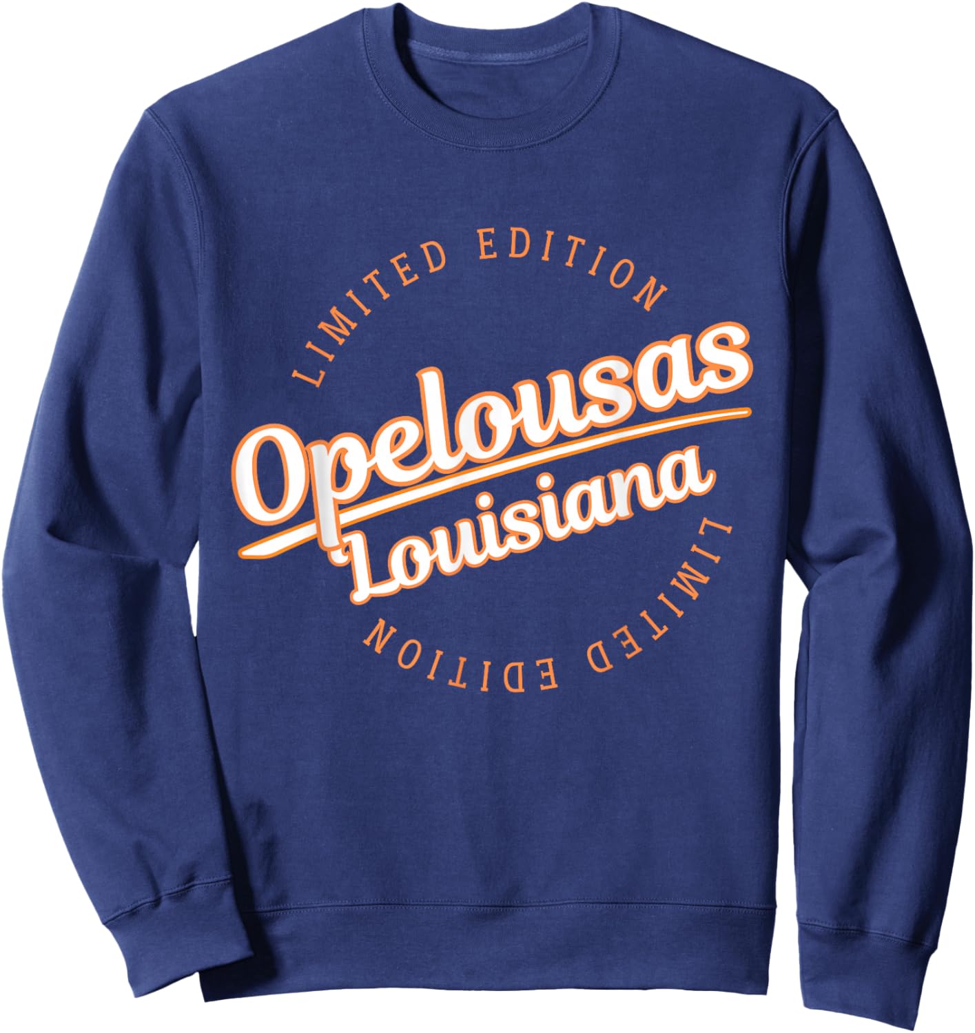 Retro Athletic Opelousas LA Apparel Sweatshirt - Sweatshirt | Navy