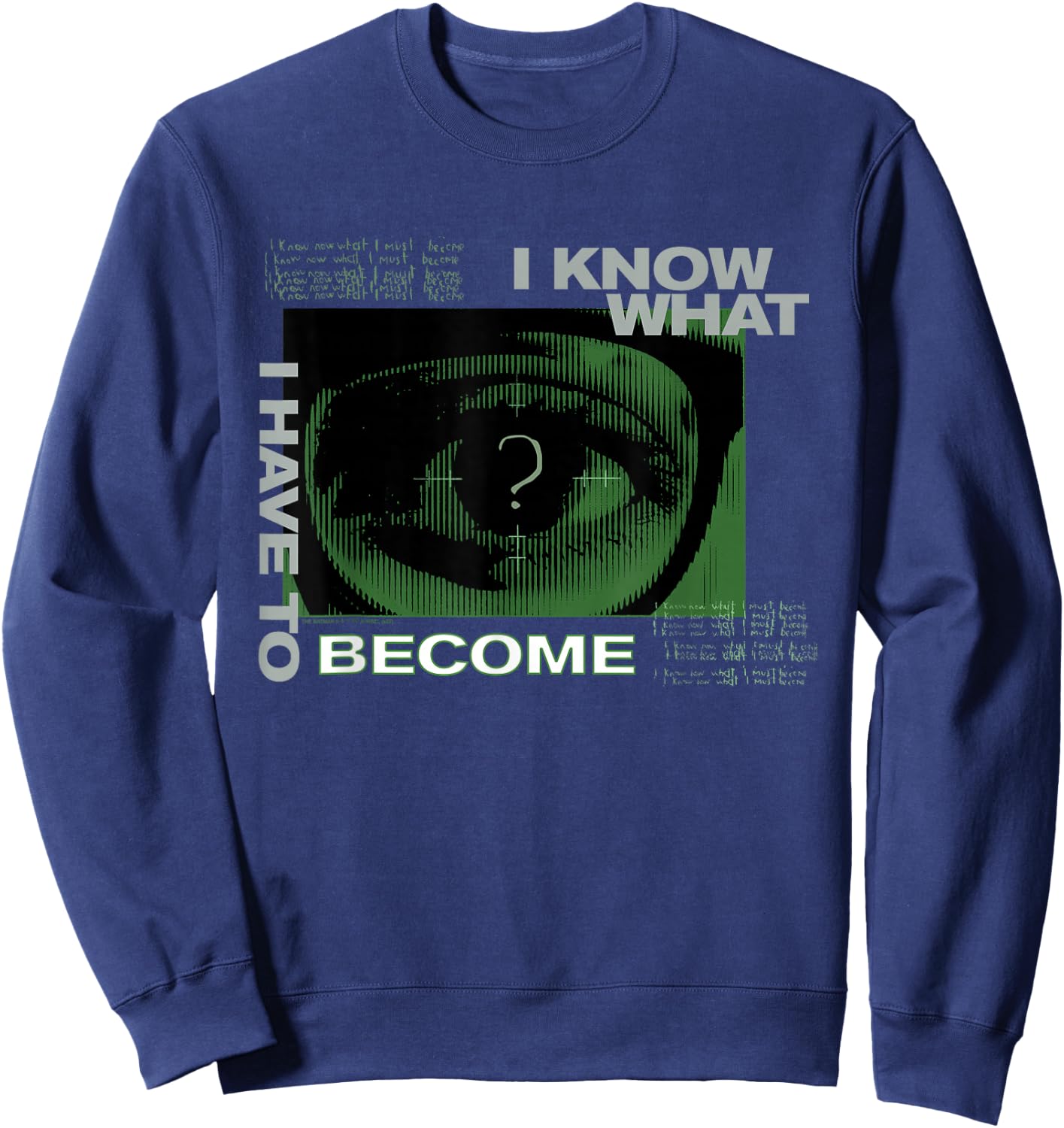The Batman Become The Riddler Sweatshirt - Sweatshirt | Navy