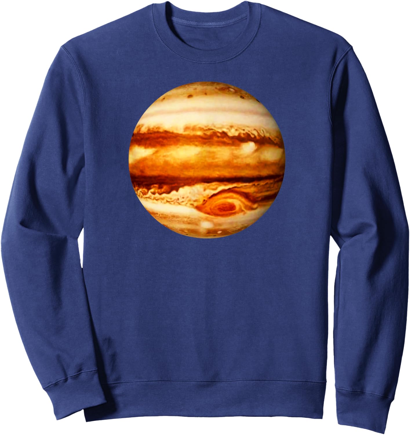 Beautiful Jupiter Planet Solar System Sweatshirt - Sweatshirt | Navy