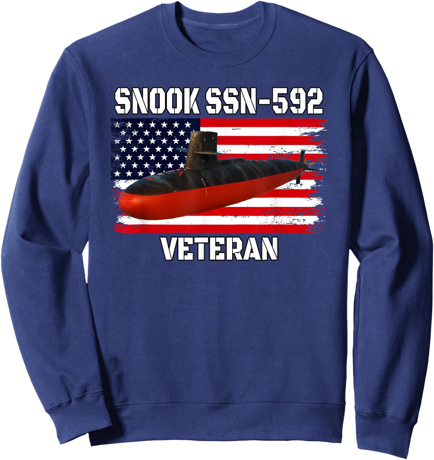 Submarine USS Snook SSN-592 Veteran Grandfather Dad Son Sweatshirt - Sweatshirt | Navy