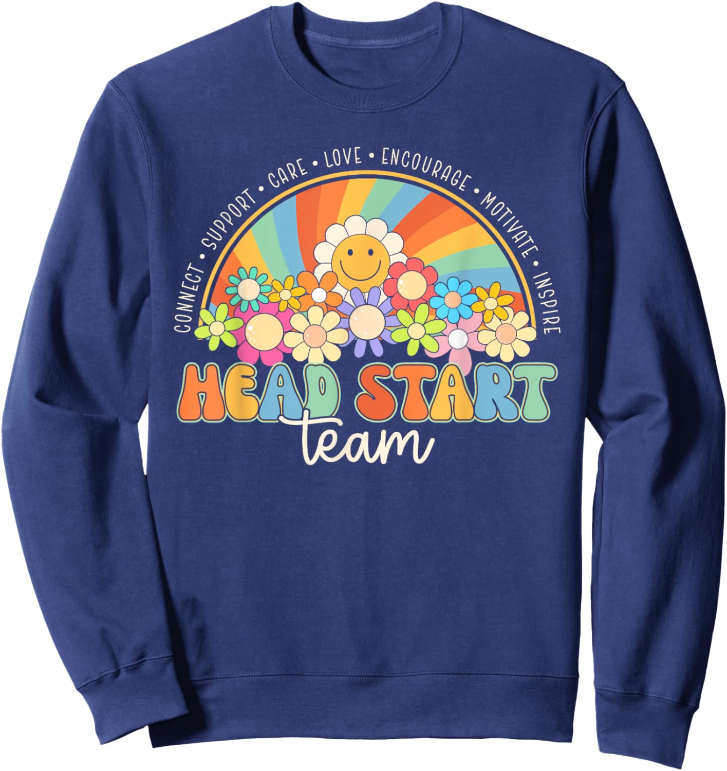 Head Start Team Homeschool Teacher Headstart Back To School Women Girls Kids Sweatshirt - Sweatshirt | Navy
