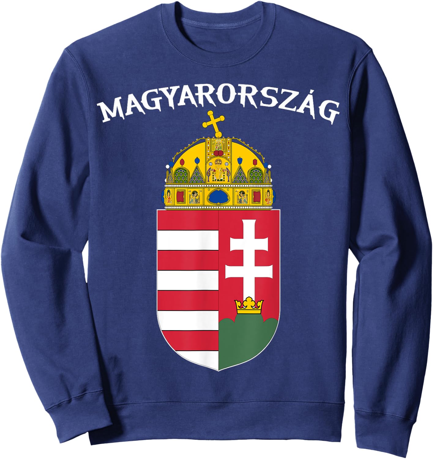 Magyarország, Hungary magyar zászló Hungarian Patriotic Flag Kids Men Sweatshirt - Sweatshirt | Navy