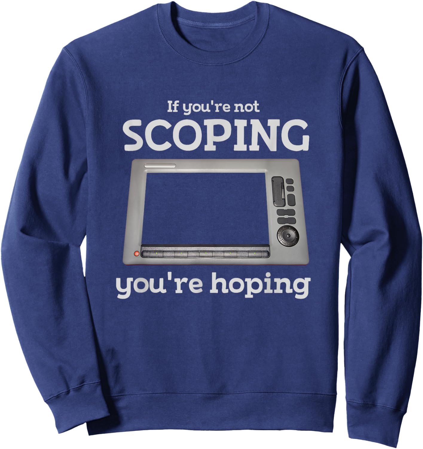 Funny Forward Facing Sonar Sweatshirt - Sweatshirt | Navy