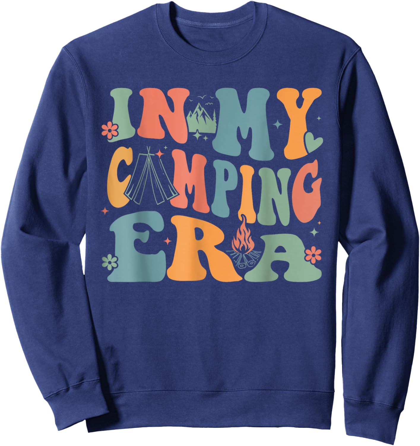 In My Camping Era Sweatshirt - Sweatshirt | Navy