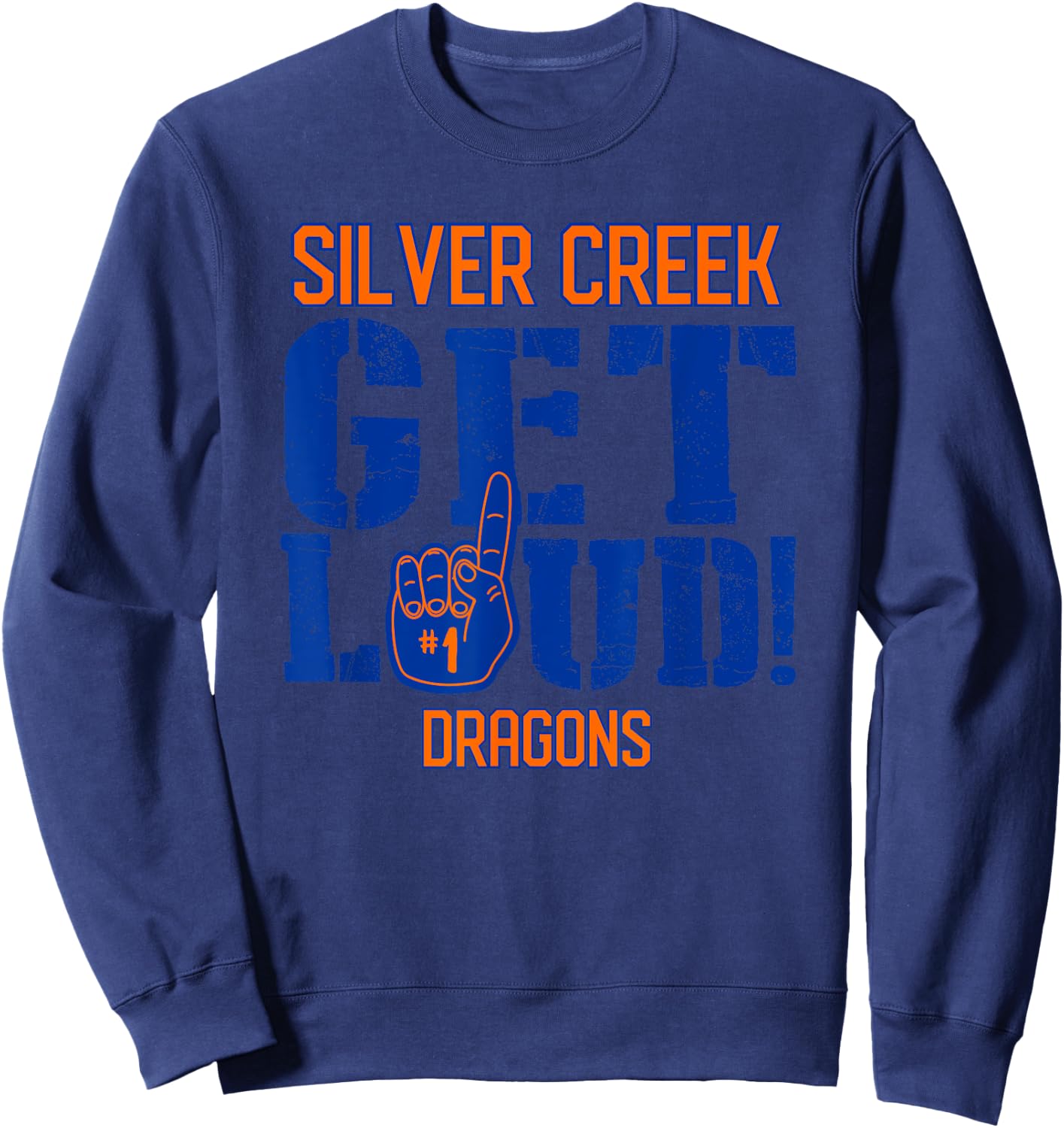 Silver Creek High School GET LOUD Dragons Sweatshirt - Sweatshirt | Navy