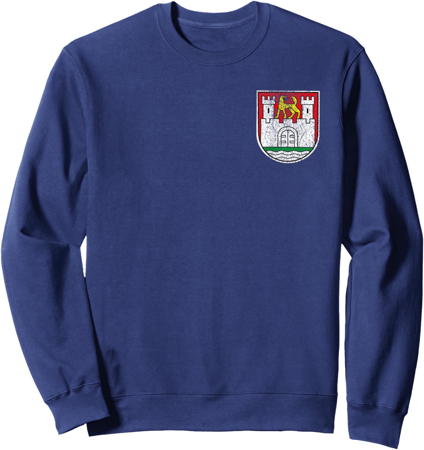 Deutschland Wolfsburg Germany (2 Sided) Sweatshirt - Sweatshirt | Navy