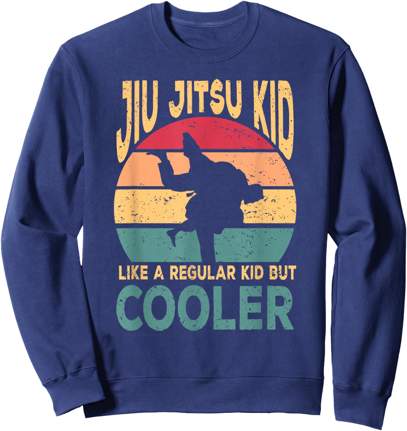 Funny Jiu Jitsu Kid Martial Art BJJ Sweatshirt - Sweatshirt | Navy