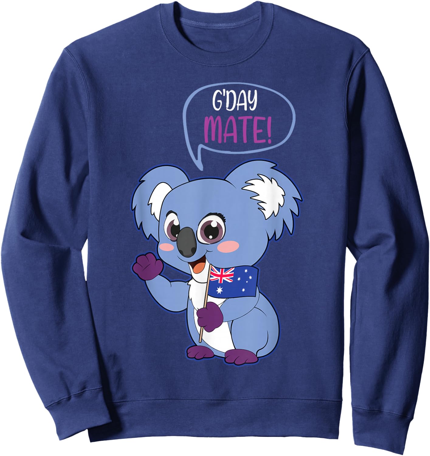 G'Day Mate Koala Australia Day Australian Australia Sweatshirt - Sweatshirt | Navy