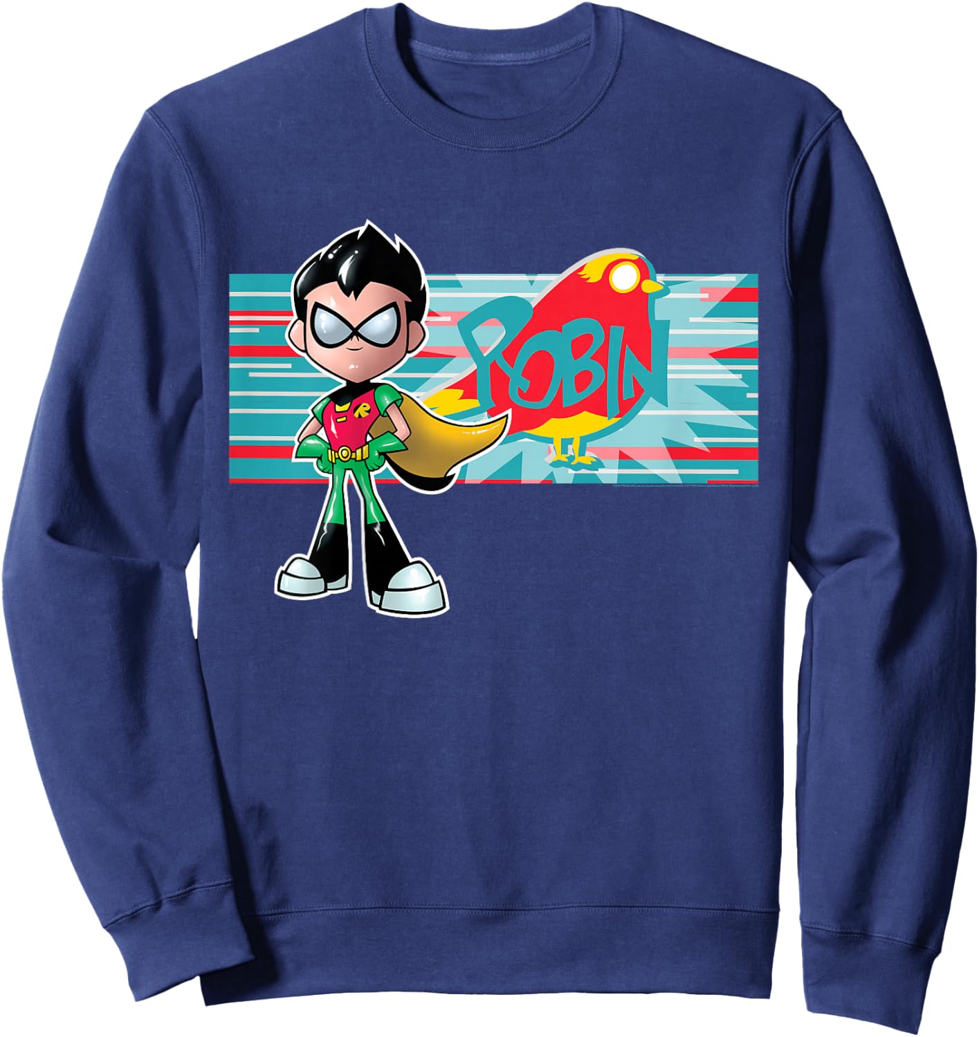 Kids DC Comics Teen Titans Go! Robin Character Panel Sweatshirt - Sweatshirt | Navy