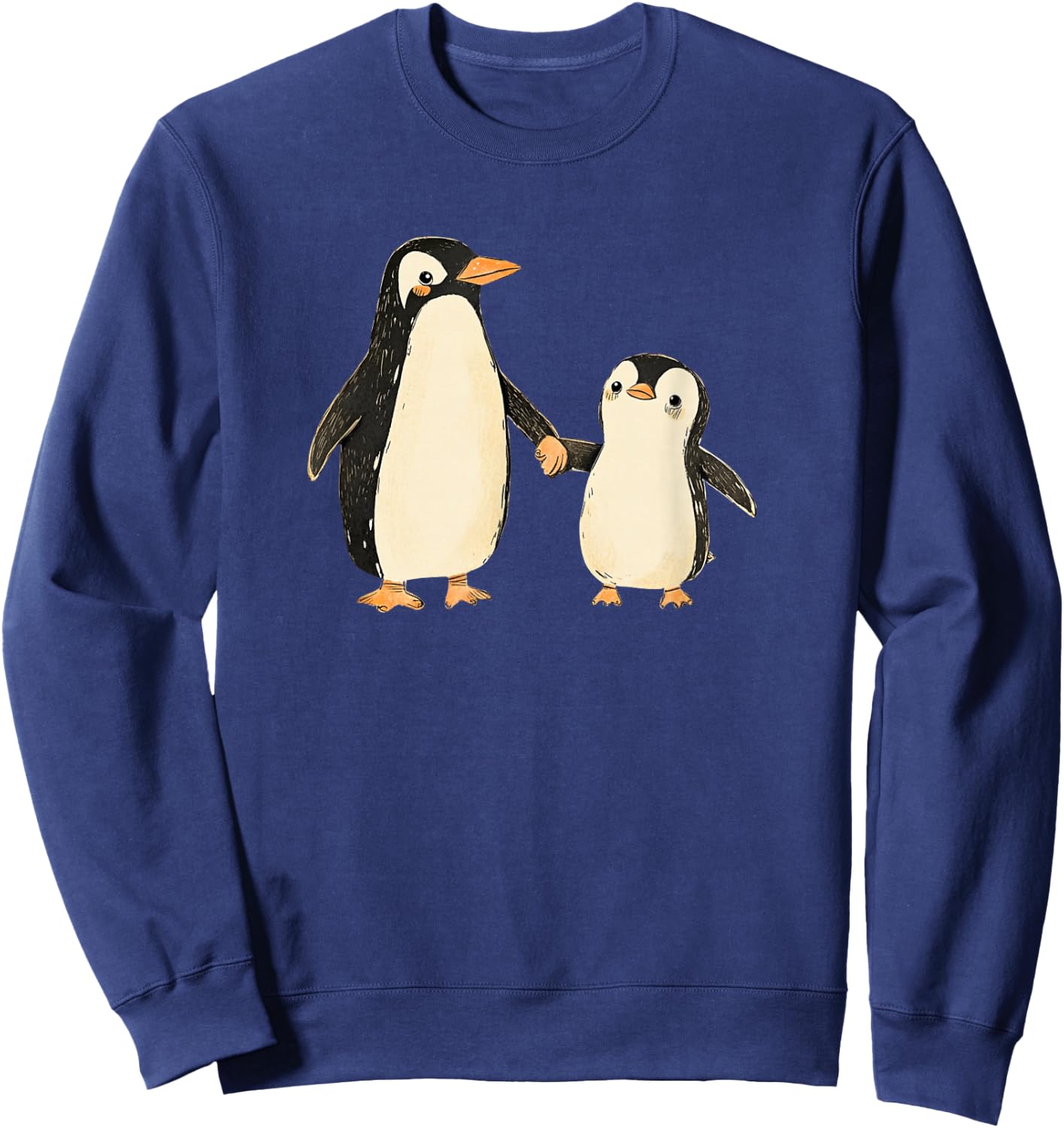 Mama and Baby Penguin Sweatshirt - Sweatshirt | Navy