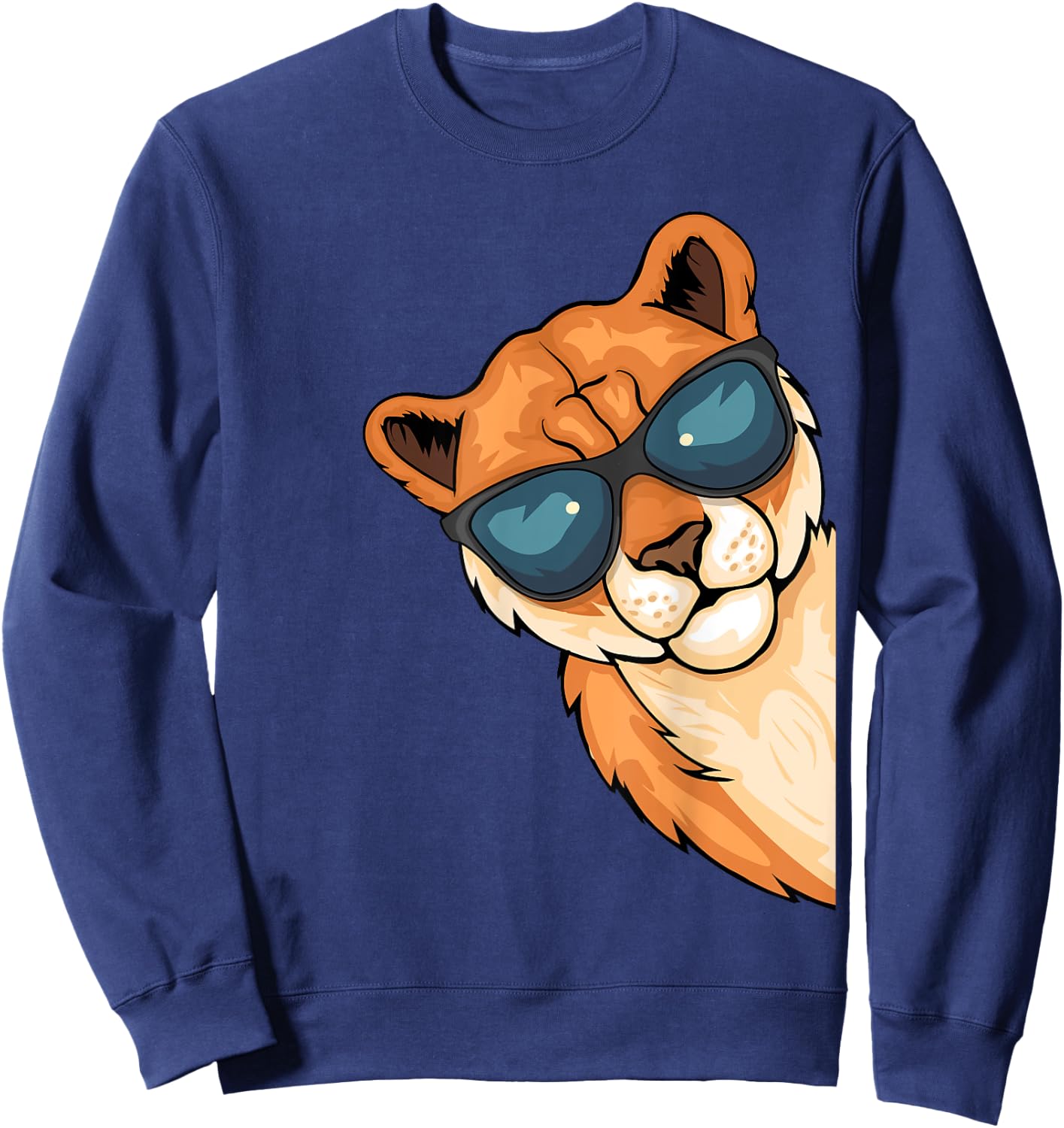 Puma Lover Kids Puma Animal Men Wildcat Puma Sweatshirt - Sweatshirt | Navy