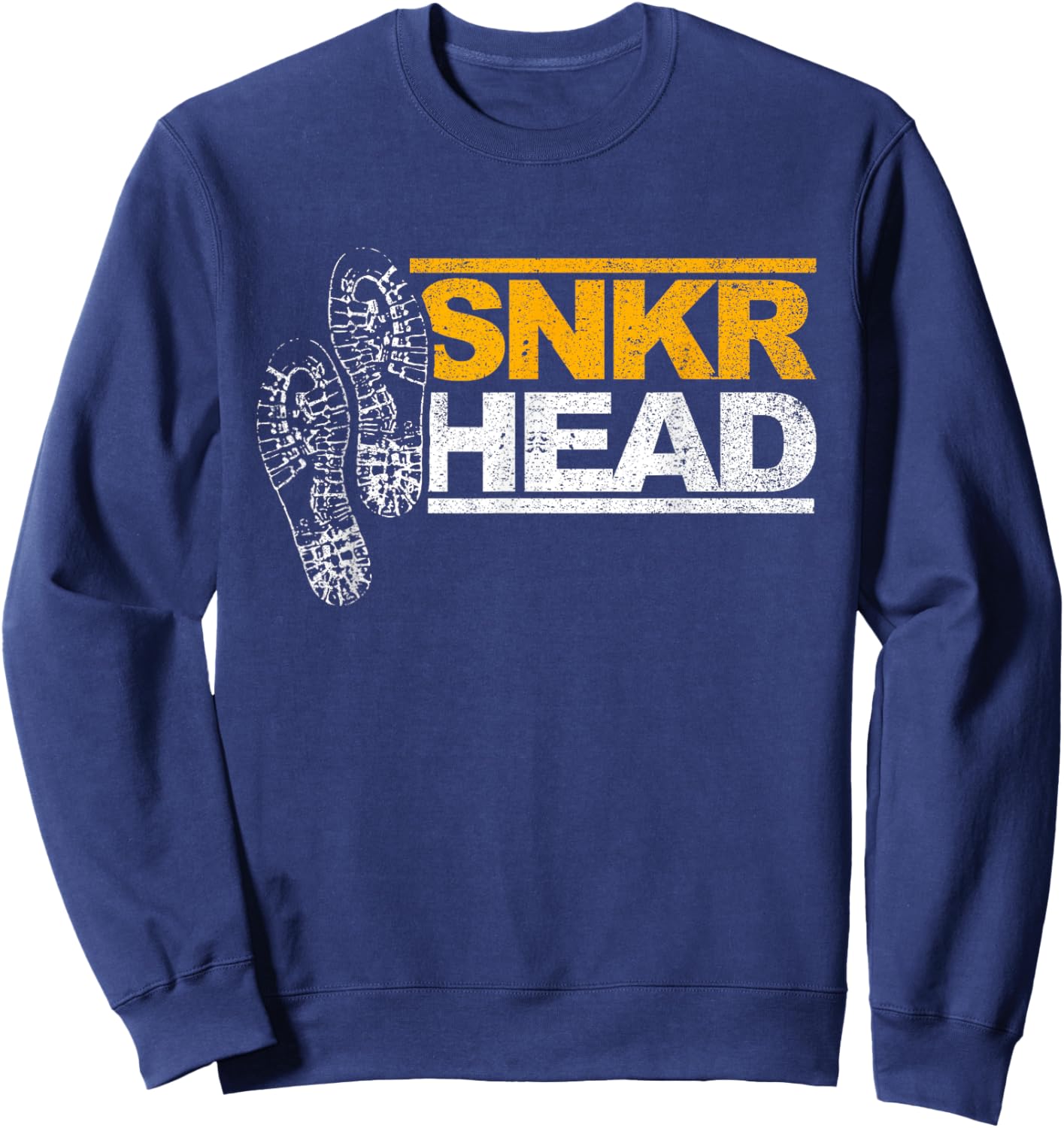 Sneaker Snkr fan Shoes head Sweatshirt - Sweatshirt | Navy