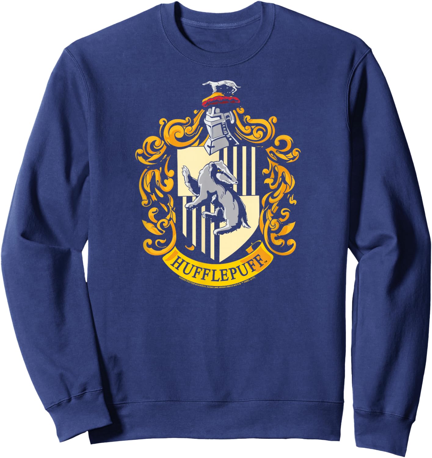 Harry Potter Hufflepuff House Crest Sweatshirt - Sweatshirt | Navy