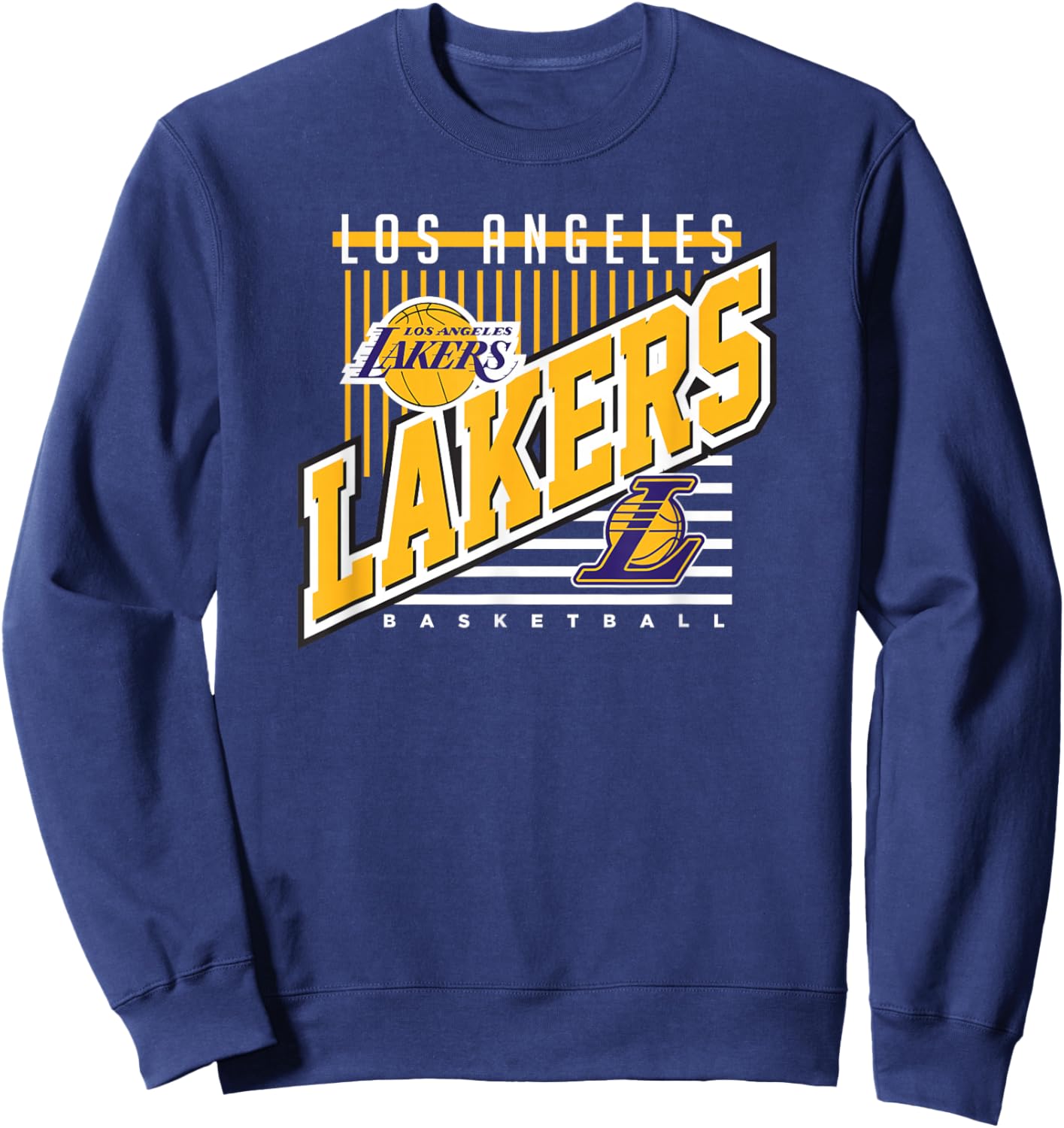 LOS ANGELES LAKERS NBA Los Angeles Lakers Rise Above Black Sweatshirt - Sweatshirt | Navy