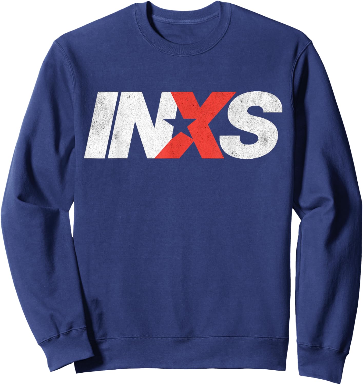 INXS – EW Logo Black Sweatshirt - Sweatshirt | Navy