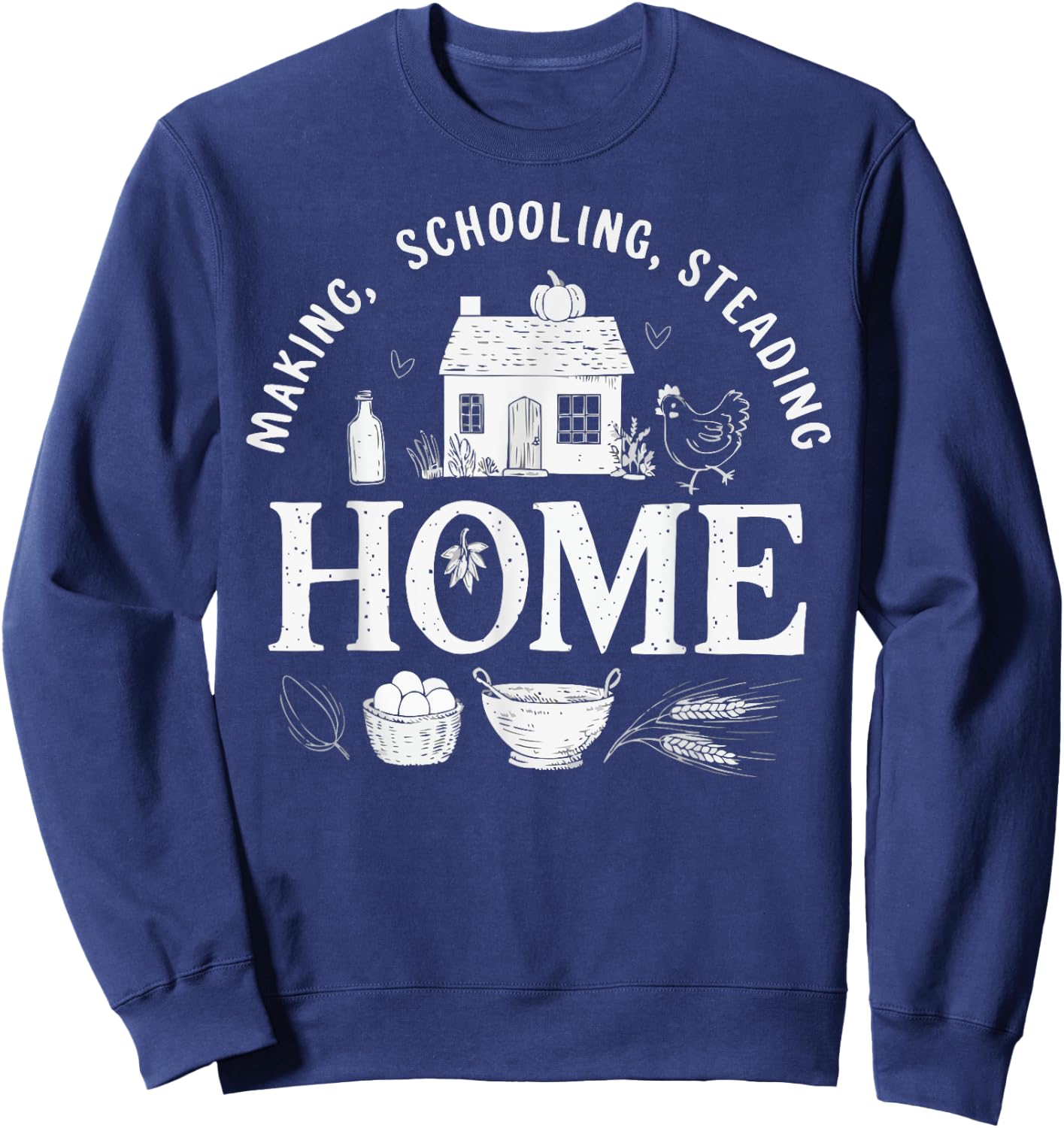 Homeschool Mom Homeschooling Parent Teacher Education Women Sweatshirt - Sweatshirt | Navy