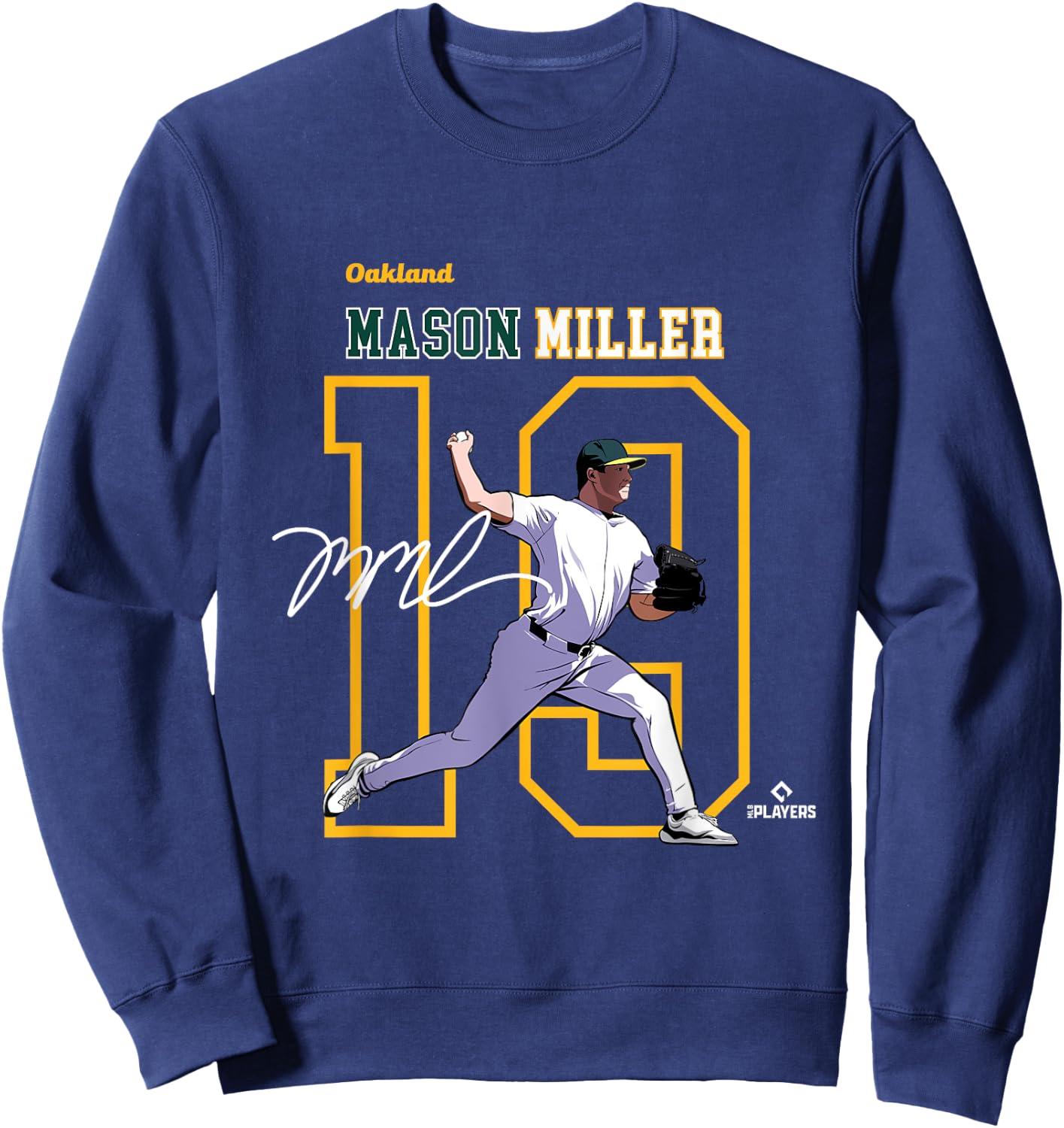 Mason Miller | Las Vegas Baseball Players | MLBMMIL3004 Sweatshirt - Sweatshirt | Navy