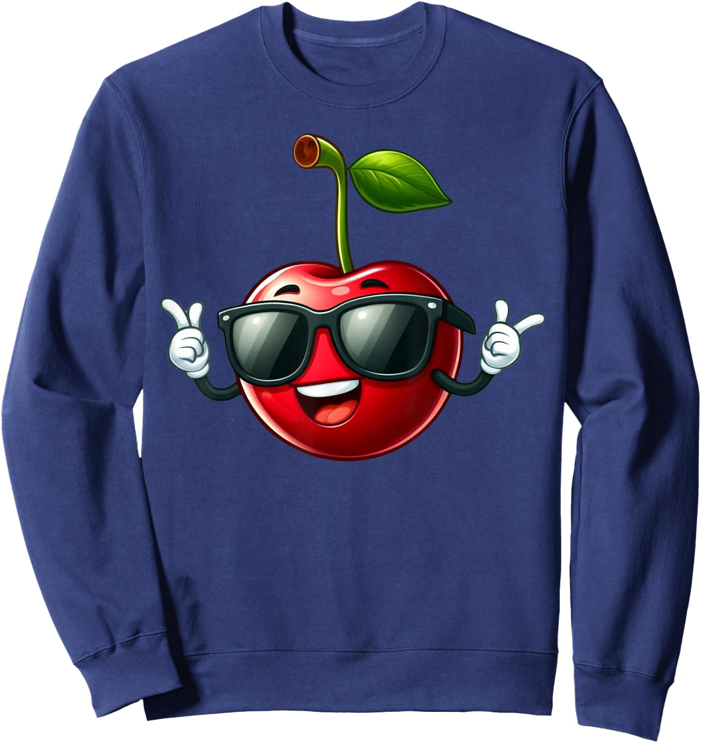 Beautiful cherry costume for boys and girls Sweatshirt - Sweatshirt | Navy