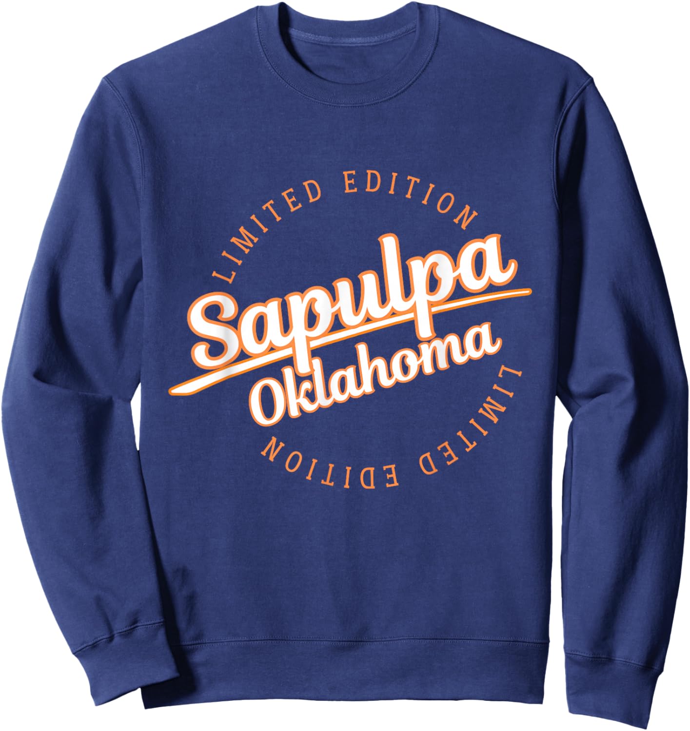 Retro Athletic Sapulpa OK Apparel Sweatshirt - Sweatshirt | Navy