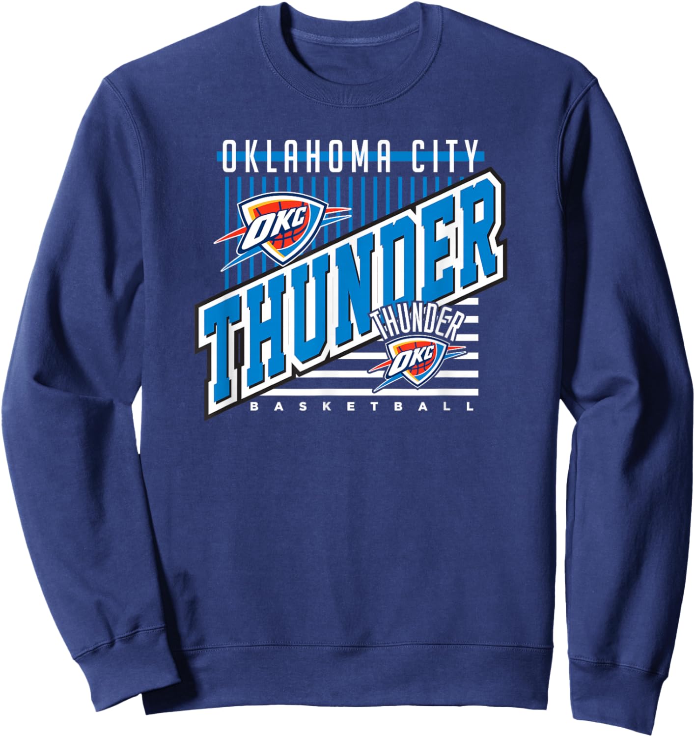 Oklahoma City Thunder NBA Team - Black, Small, -Adults & -Kids Sweatshirt - Sweatshirt | Navy