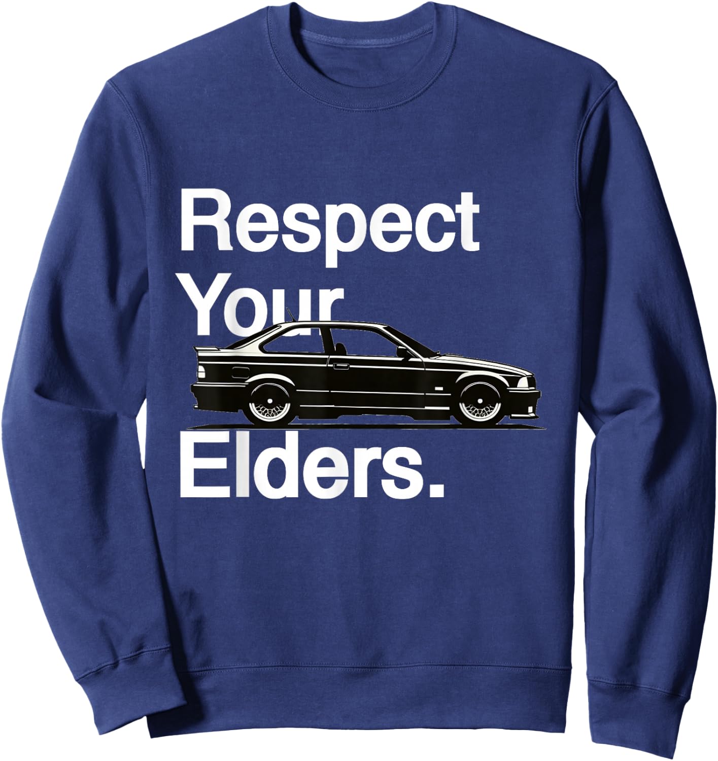 Respect Your Elders Vintage Euro E36 Sweatshirt - Sweatshirt | Navy