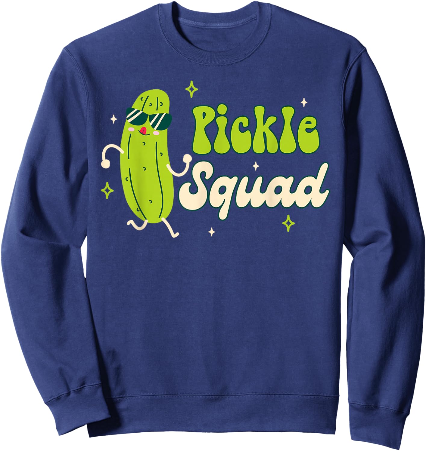 Bridesmaid Bride Babe Pickle Lover Bachelorette Pickle Squad Sweatshirt - Sweatshirt | Navy