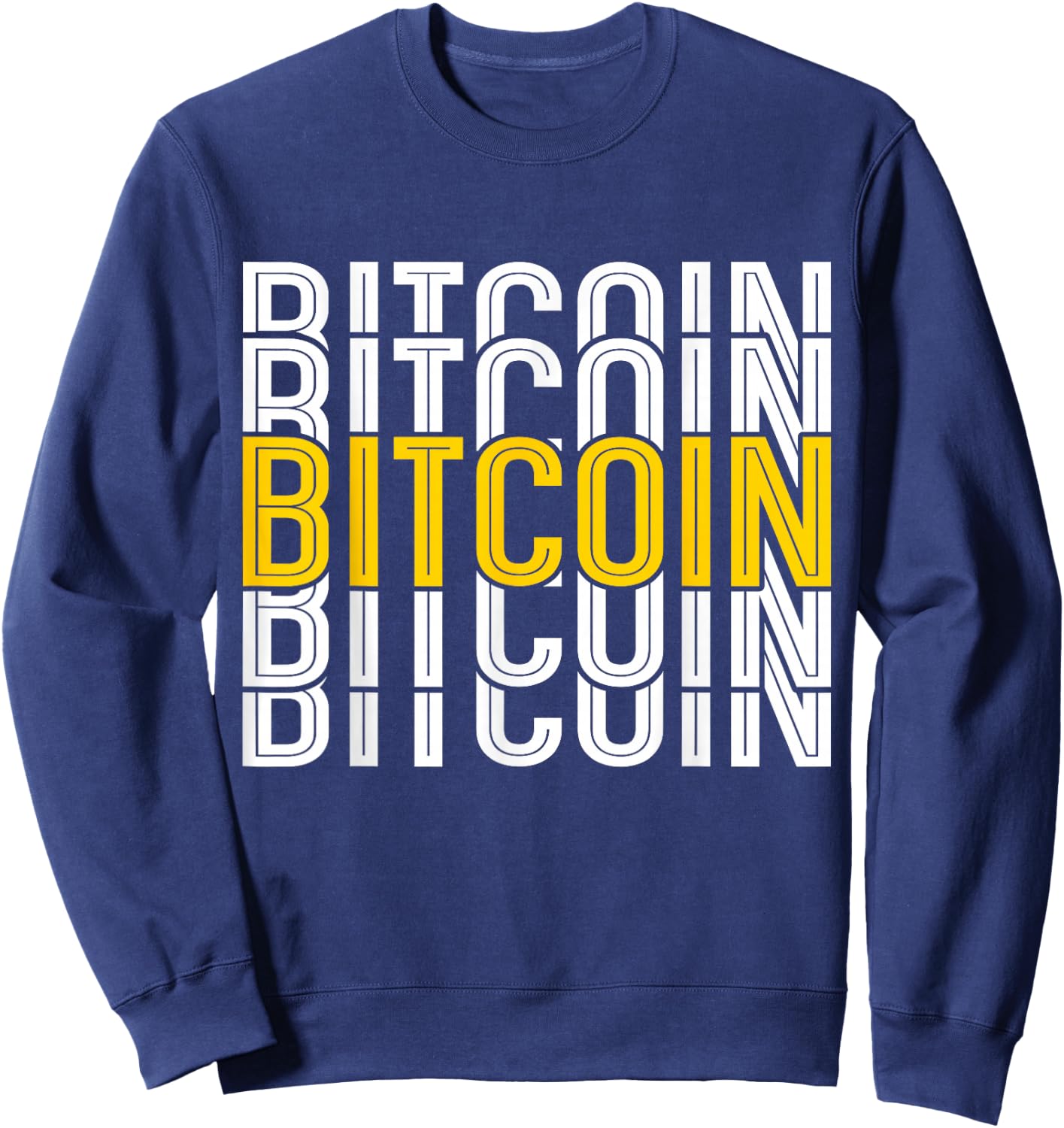 Bitcoin Multi BTC Sweatshirt - Sweatshirt | Navy