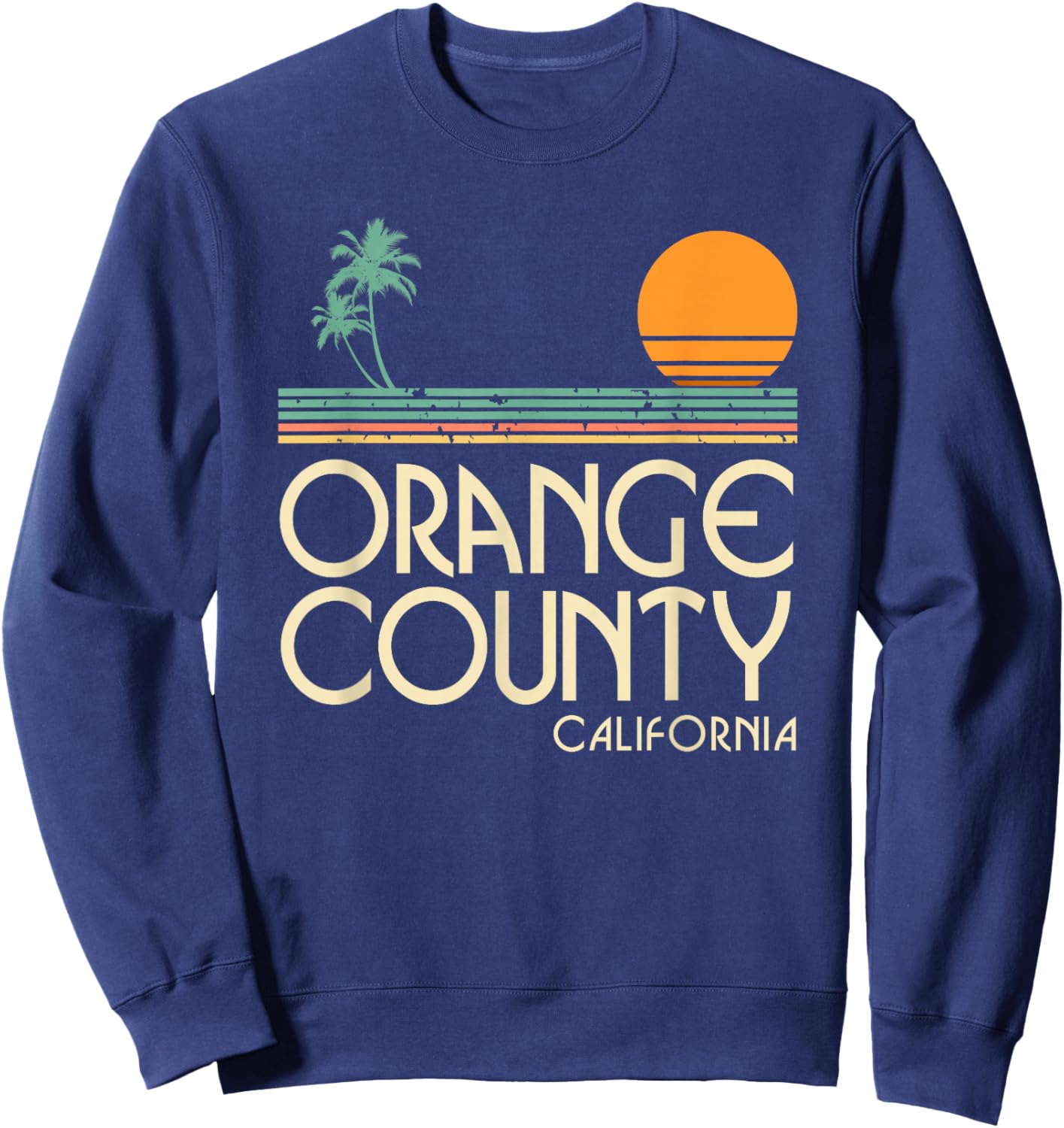 Orange County T Shirt Sweatshirt - Sweatshirt | Navy