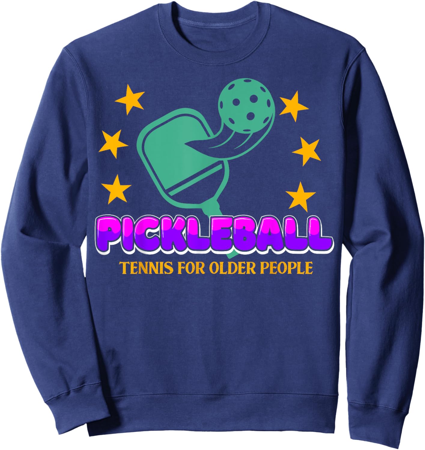 Pickleball - Tennis for older People Sweatshirt - Sweatshirt | Navy