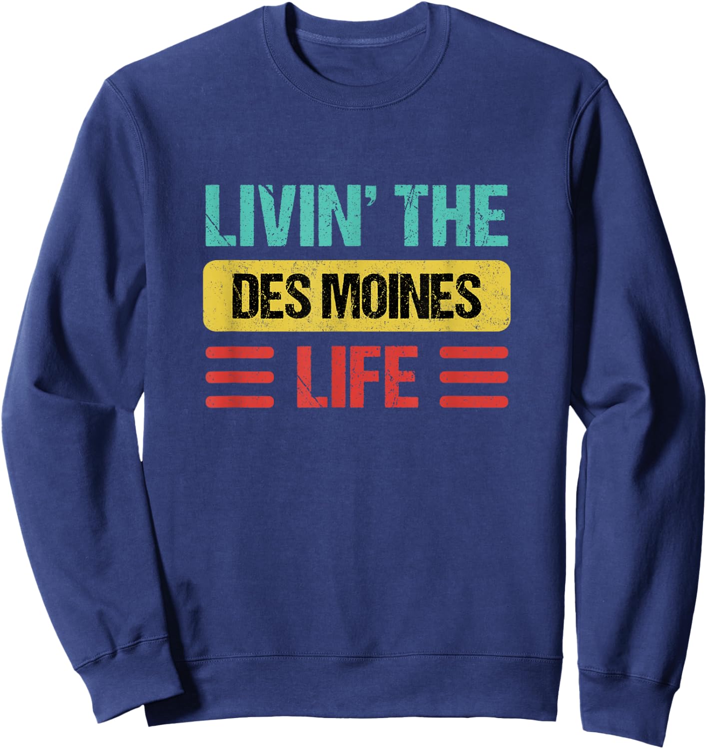 Des Moines Sweatshirt - Sweatshirt | Navy