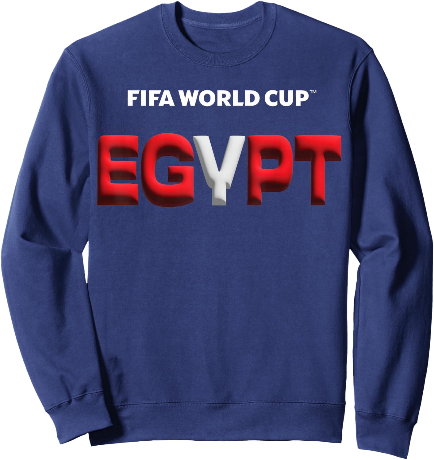 FIFA World CUP26 Egypt Bubble Color Sweatshirt - Sweatshirt | Navy