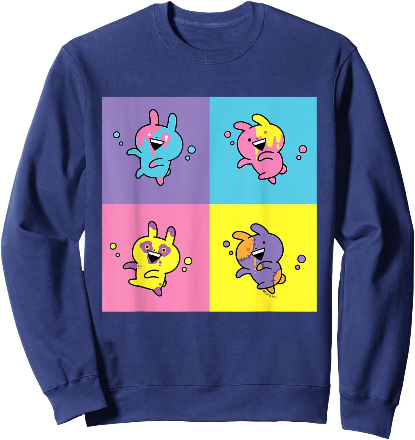 Usagyuuun Four Multicoloured Usagyuuuns Sweatshirt - Sweatshirt | Navy